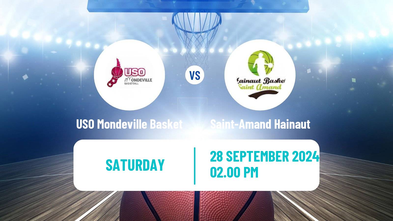 Basketball French Cup Basketball Women USO Mondeville Basket - Saint-Amand Hainaut