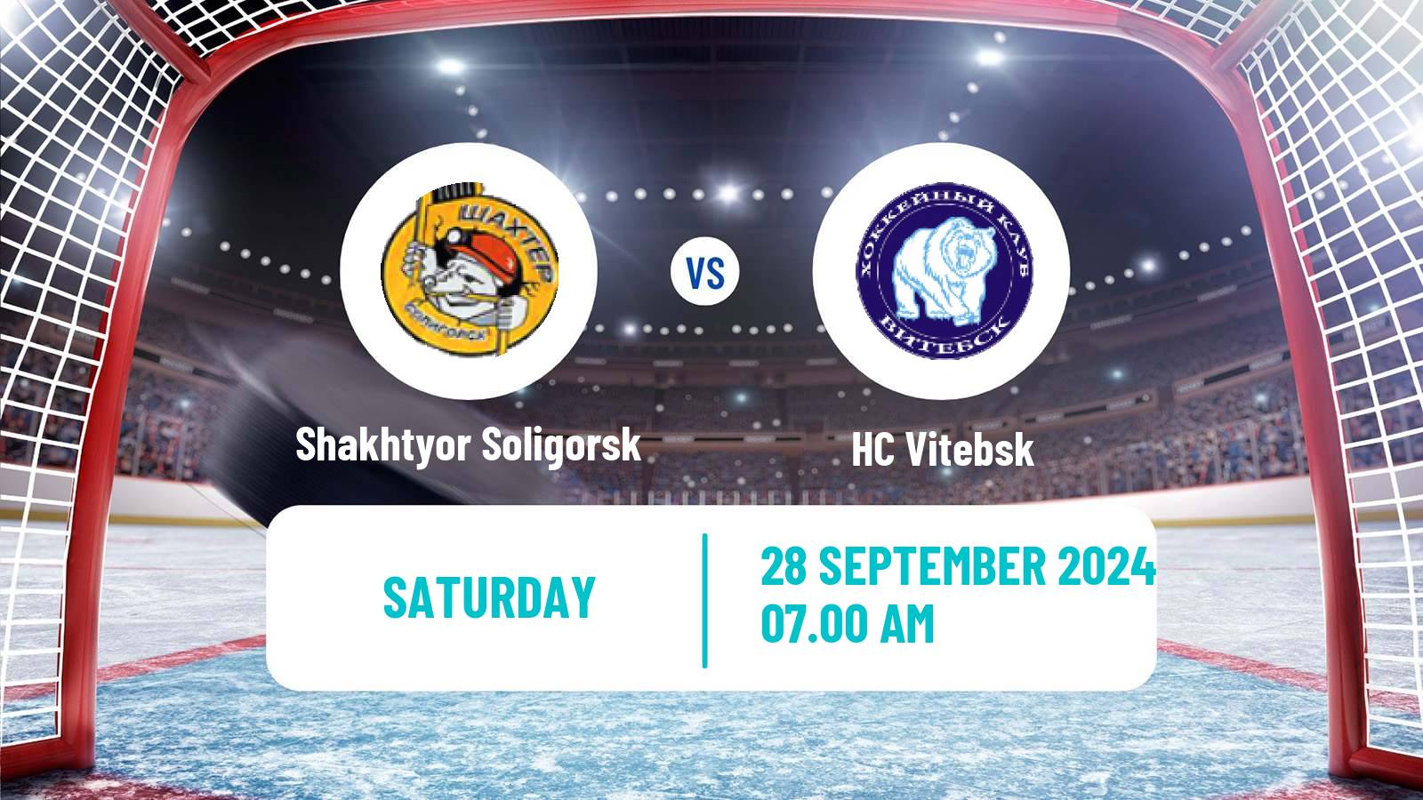 Hockey Belarusian Extraleague Shakhtyor Soligorsk - Vitebsk