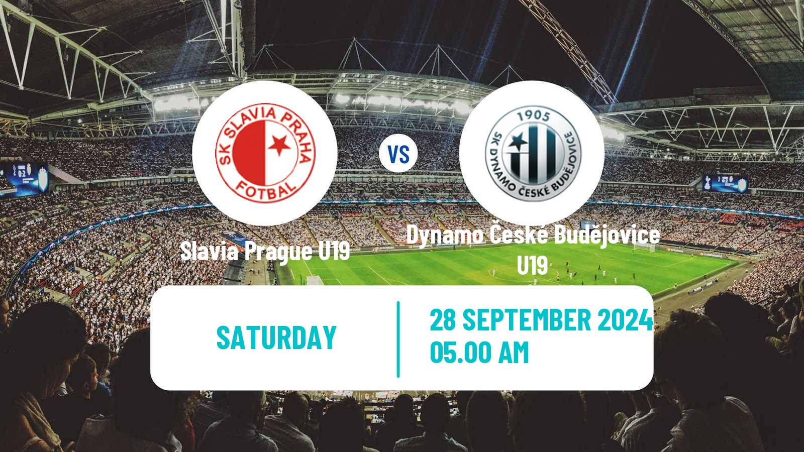 Soccer Czech U19 League Slavia Prague U19 - Dynamo České Budějovice U19