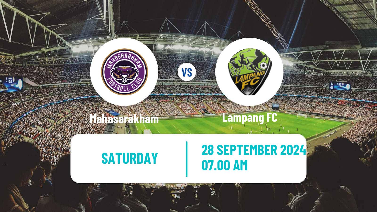 Soccer Thai League 2 Mahasarakham - Lampang