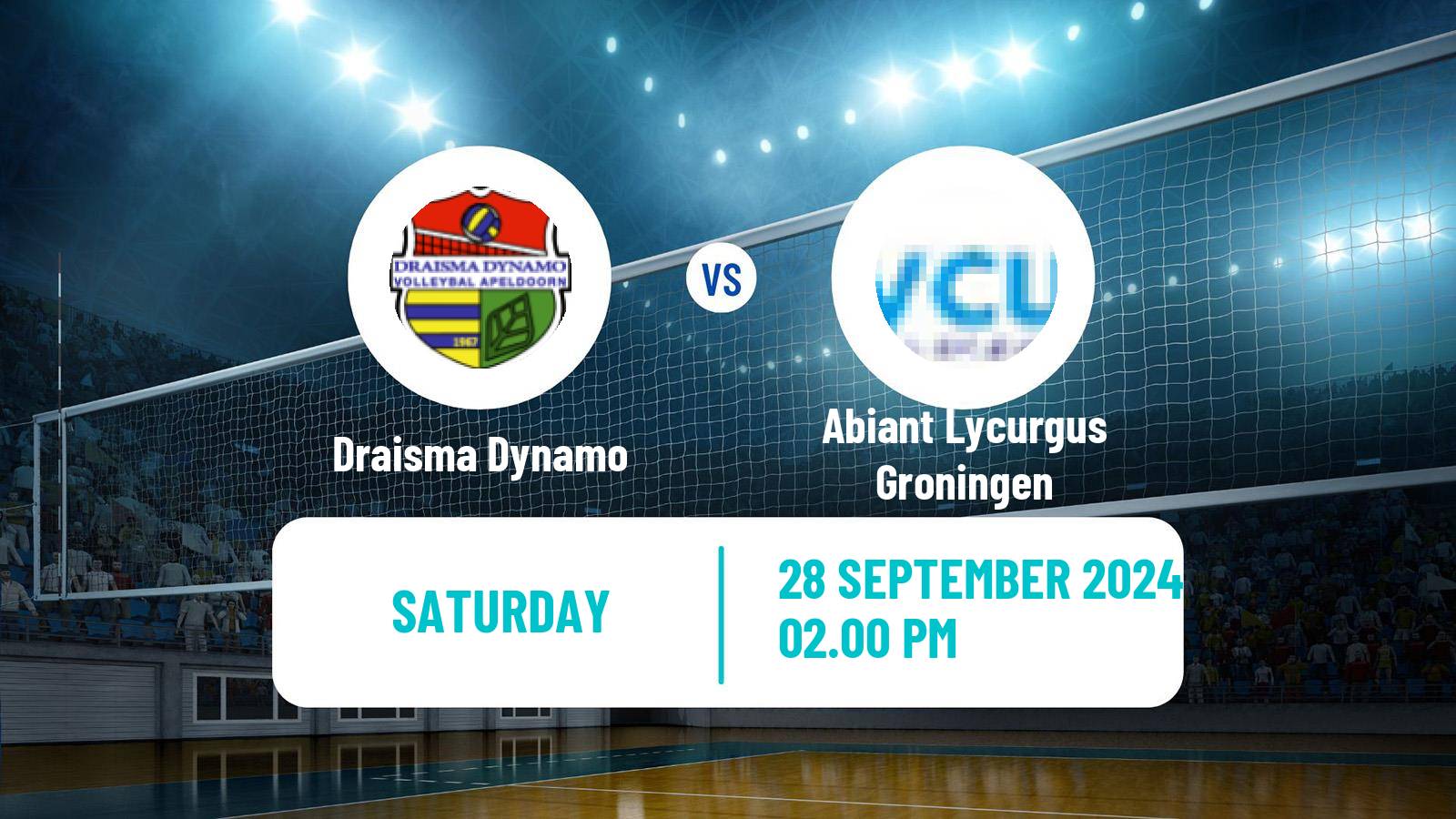 Volleyball Dutch Eredivisie Volleyball Draisma Dynamo - Abiant Lycurgus Groningen