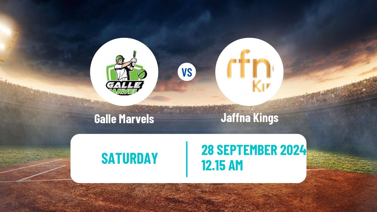 Cricket Sri Lanka NSL One Day Tournament Galle Marvels - Jaffna Kings