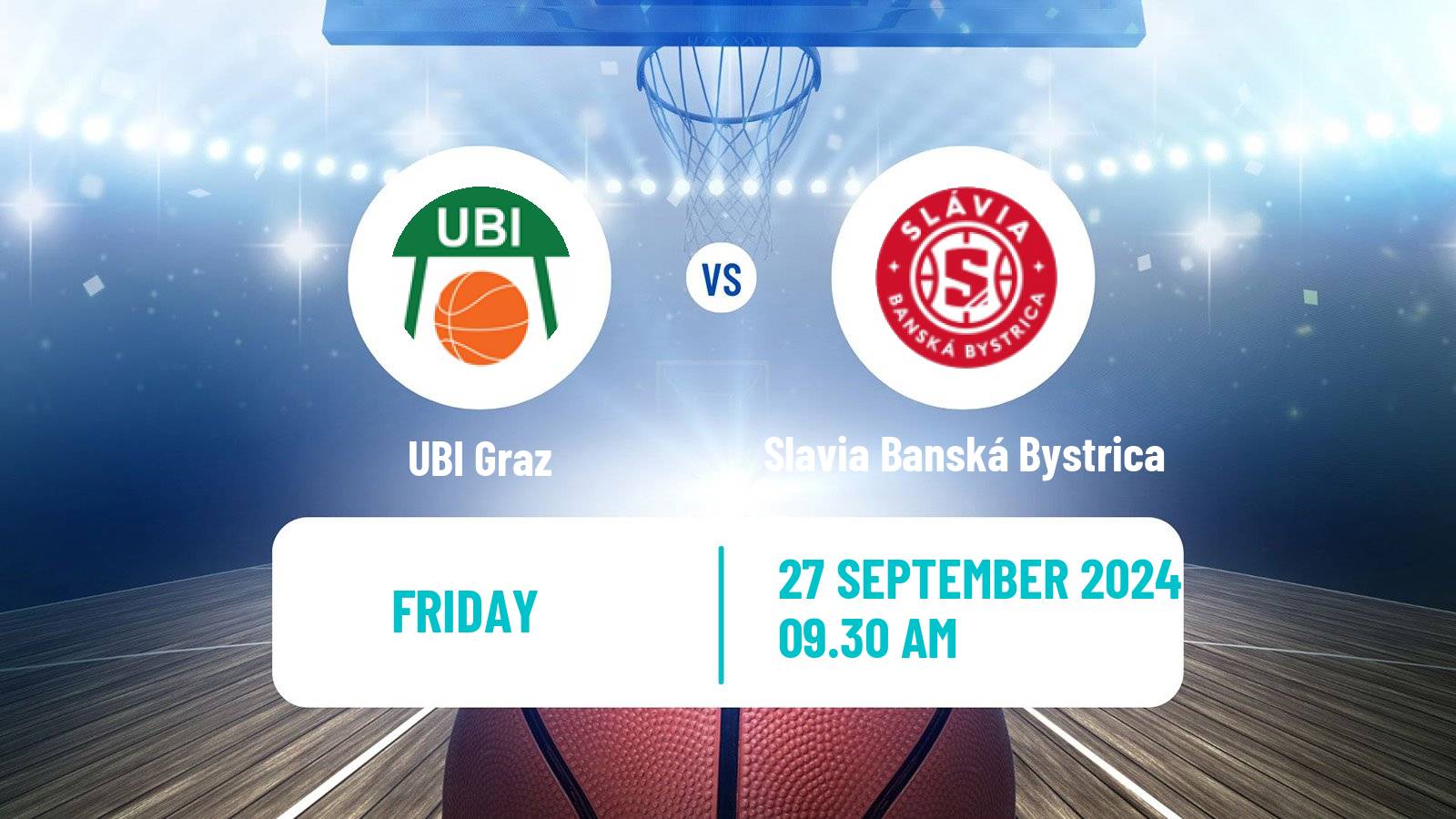 Basketball CEWL Women UBI Graz - Slavia Banská Bystrica