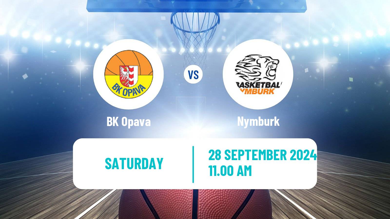 Basketball Czech NBL Opava - Nymburk