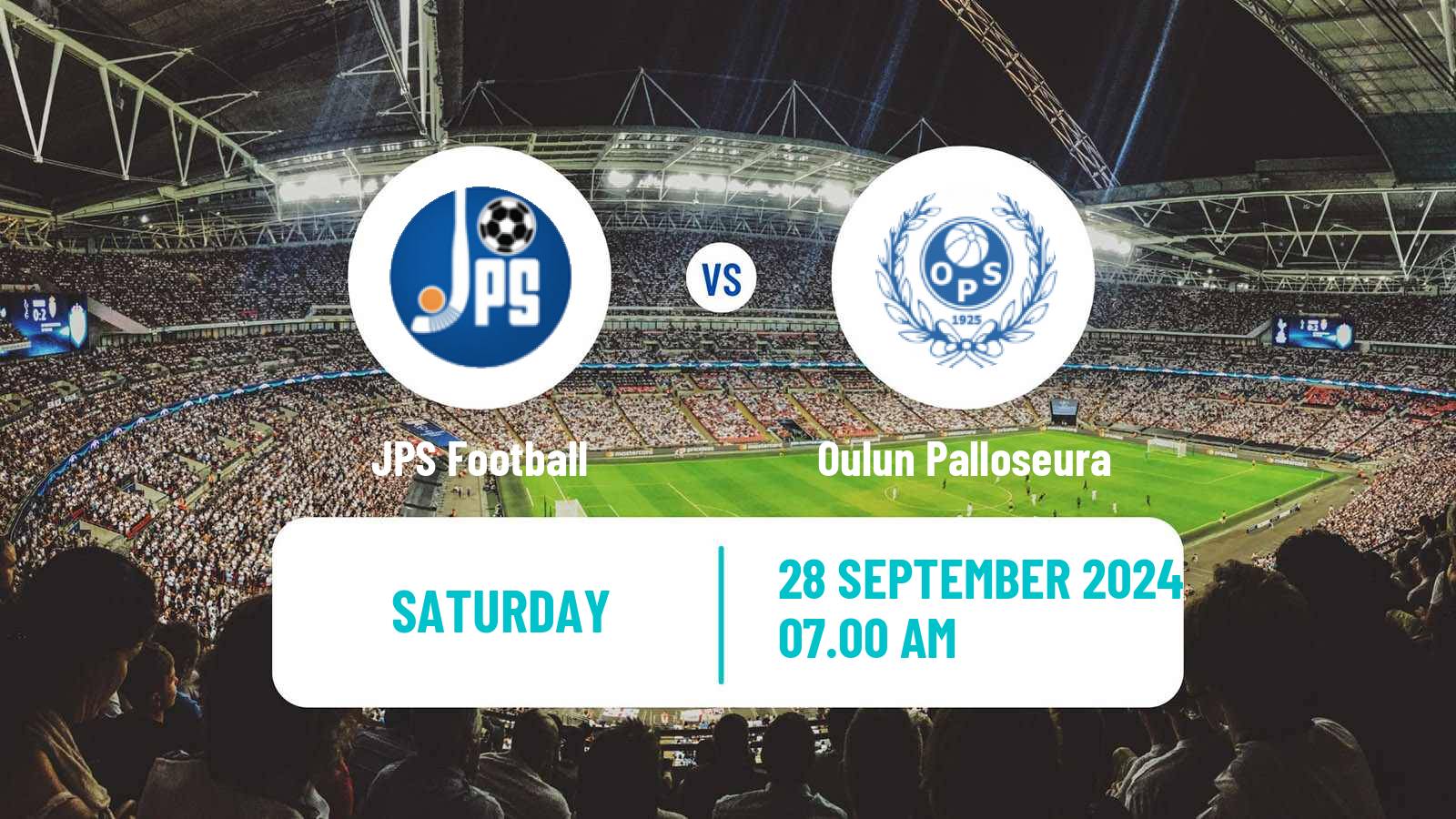 Soccer Finnish Kakkonen Group C JPS - Oulun Palloseura