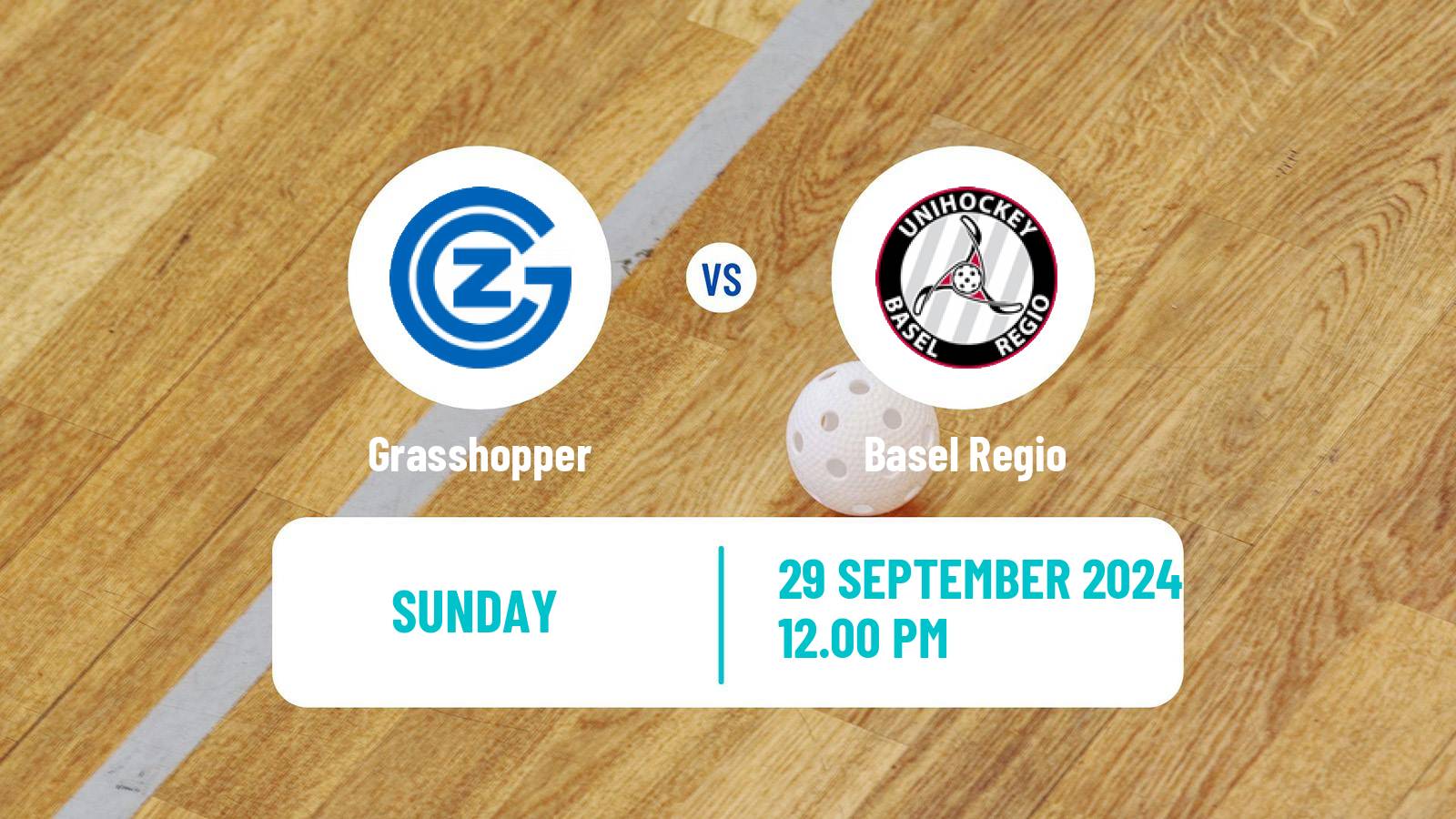 Floorball Swiss NLA Floorball Grasshopper - Basel Regio