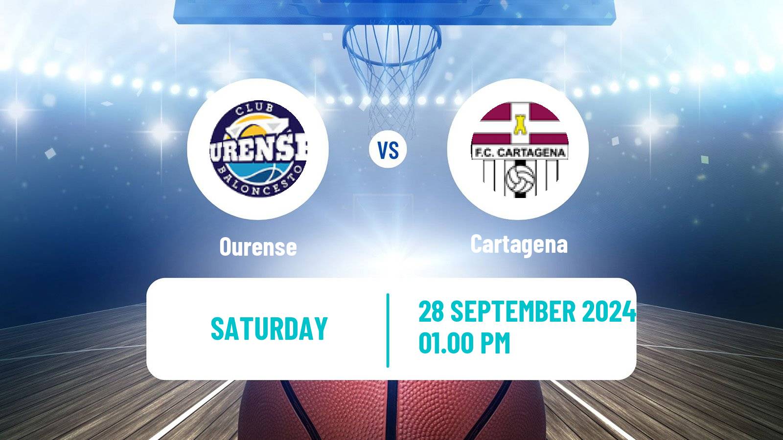 Basketball Spanish LEB Oro Ourense - Cartagena