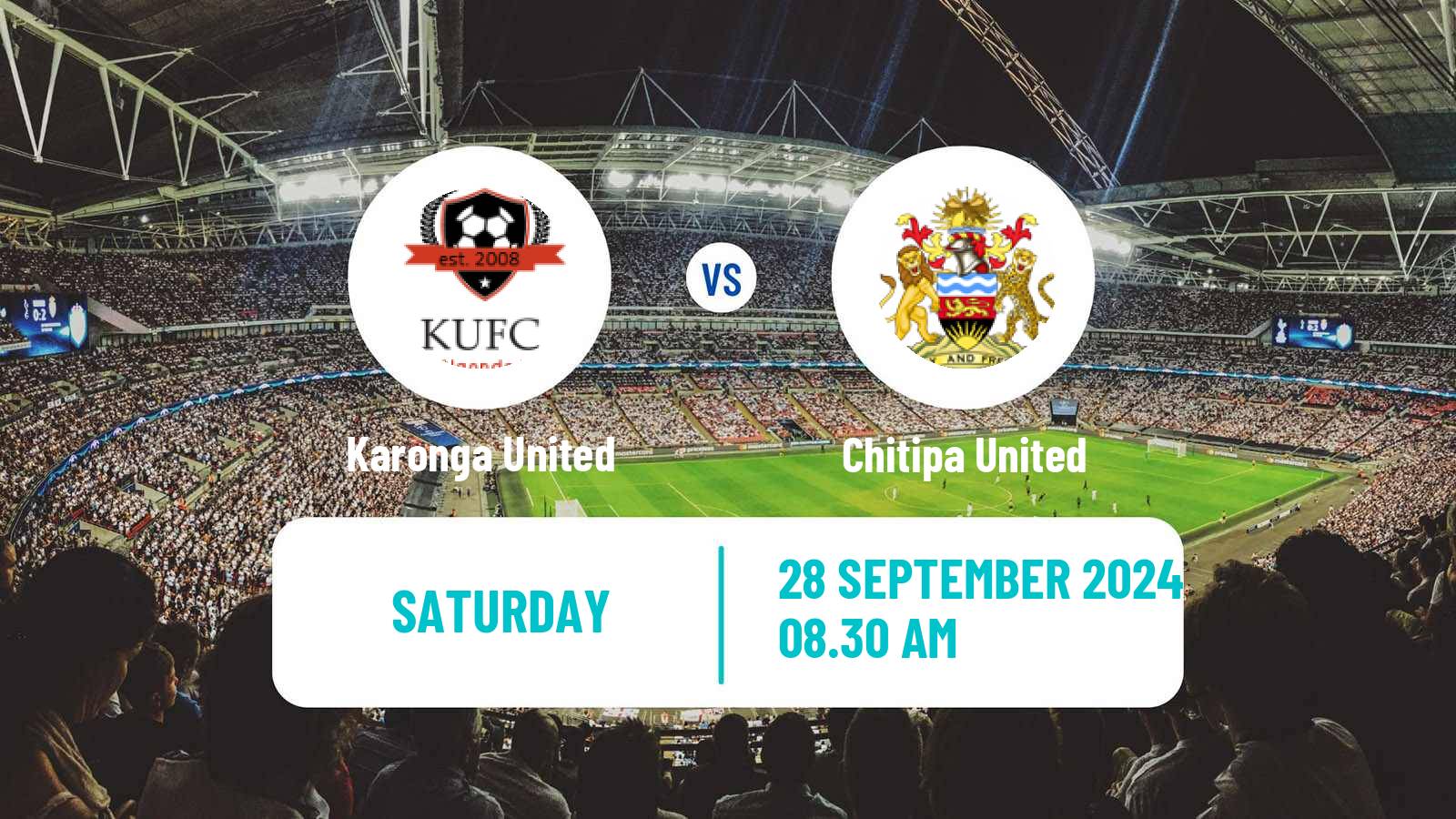 Soccer Malawi Premier Division Karonga United - Chitipa United