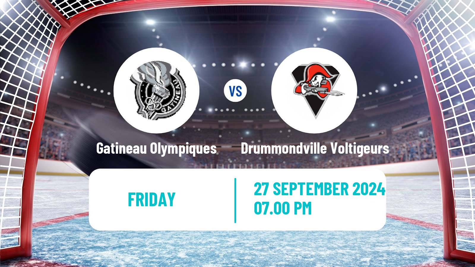 Hockey QMJHL Gatineau Olympiques - Drummondville Voltigeurs