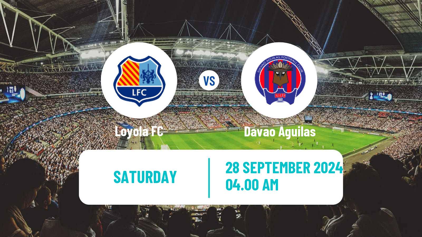 Soccer Philippines PFL Loyola - Davao Aguilas