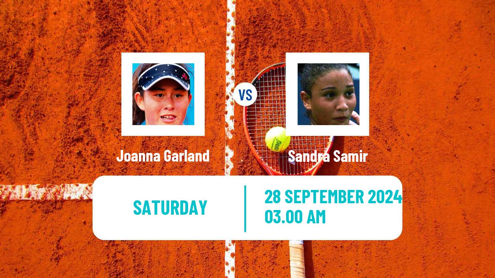 Tennis ITF W15 Sharm Elsheikh 11 Women Joanna Garland - Sandra Samir