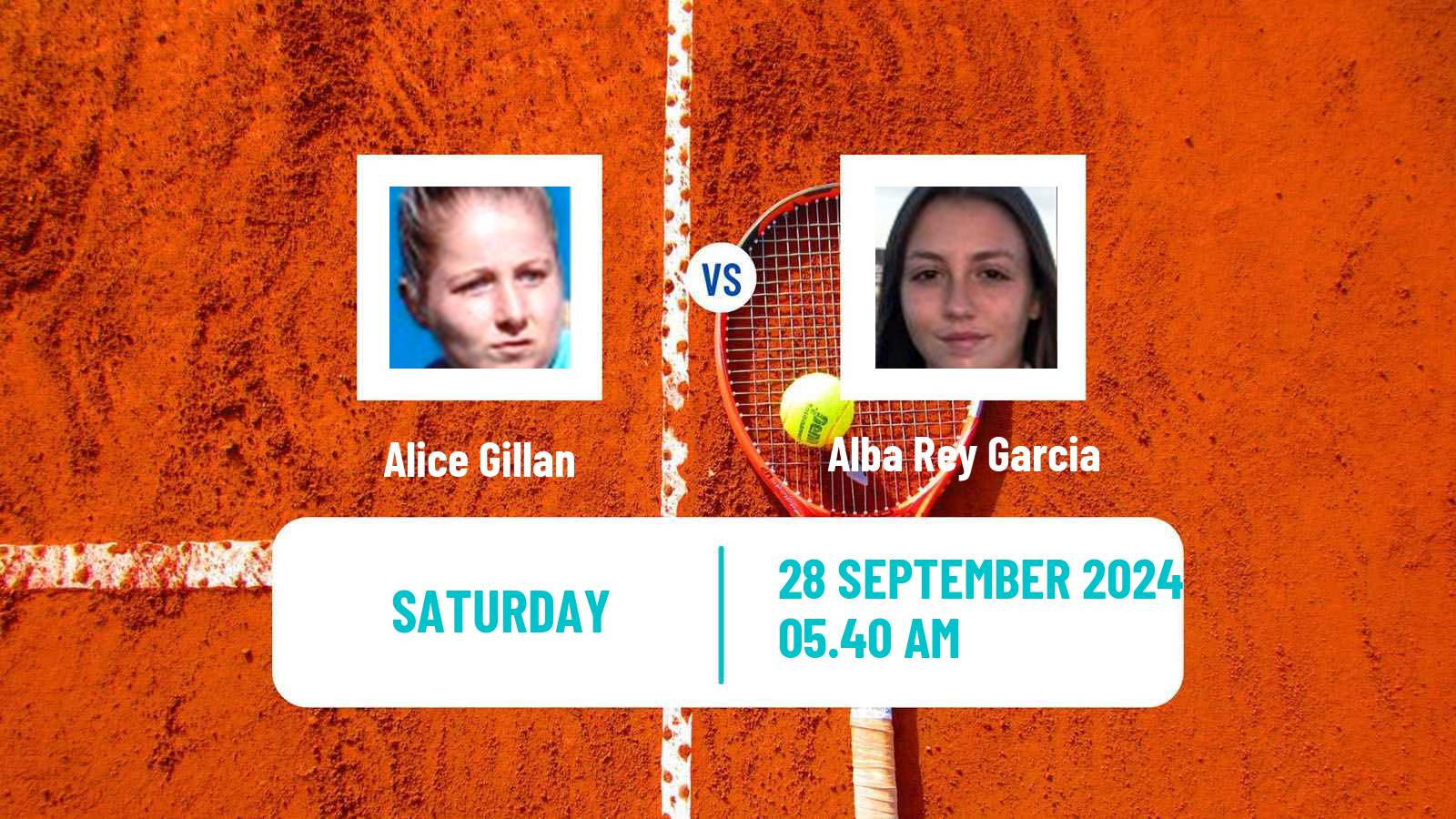 Tennis ITF W15 Madrid 3 Women Alice Gillan - Alba Rey Garcia