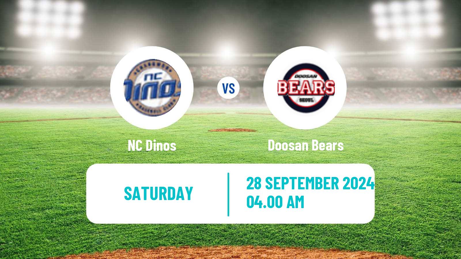 Baseball KBO NC Dinos - Doosan Bears