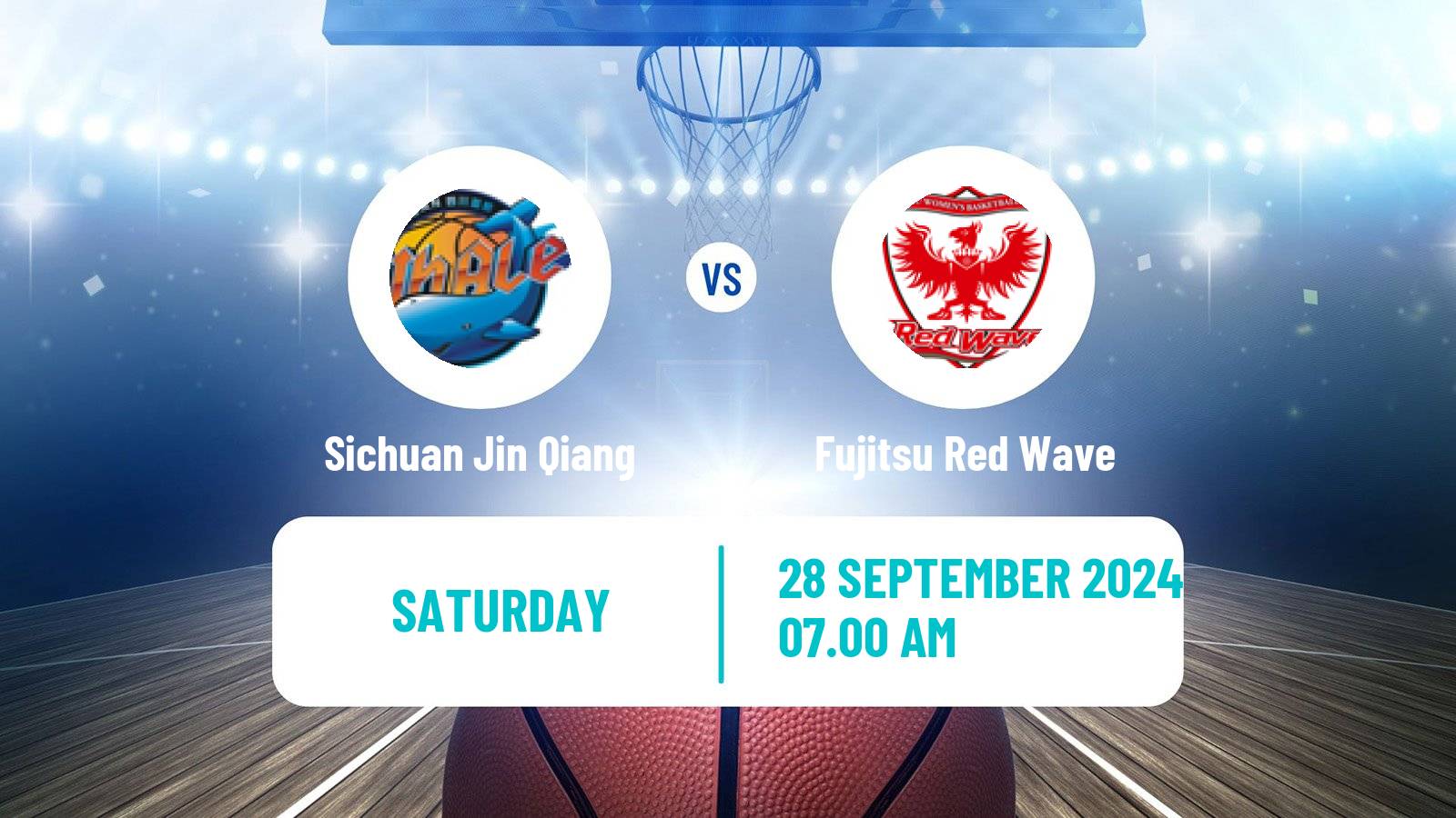 Basketball WBL Asia Women Sichuan Jin Qiang - Fujitsu Red Wave