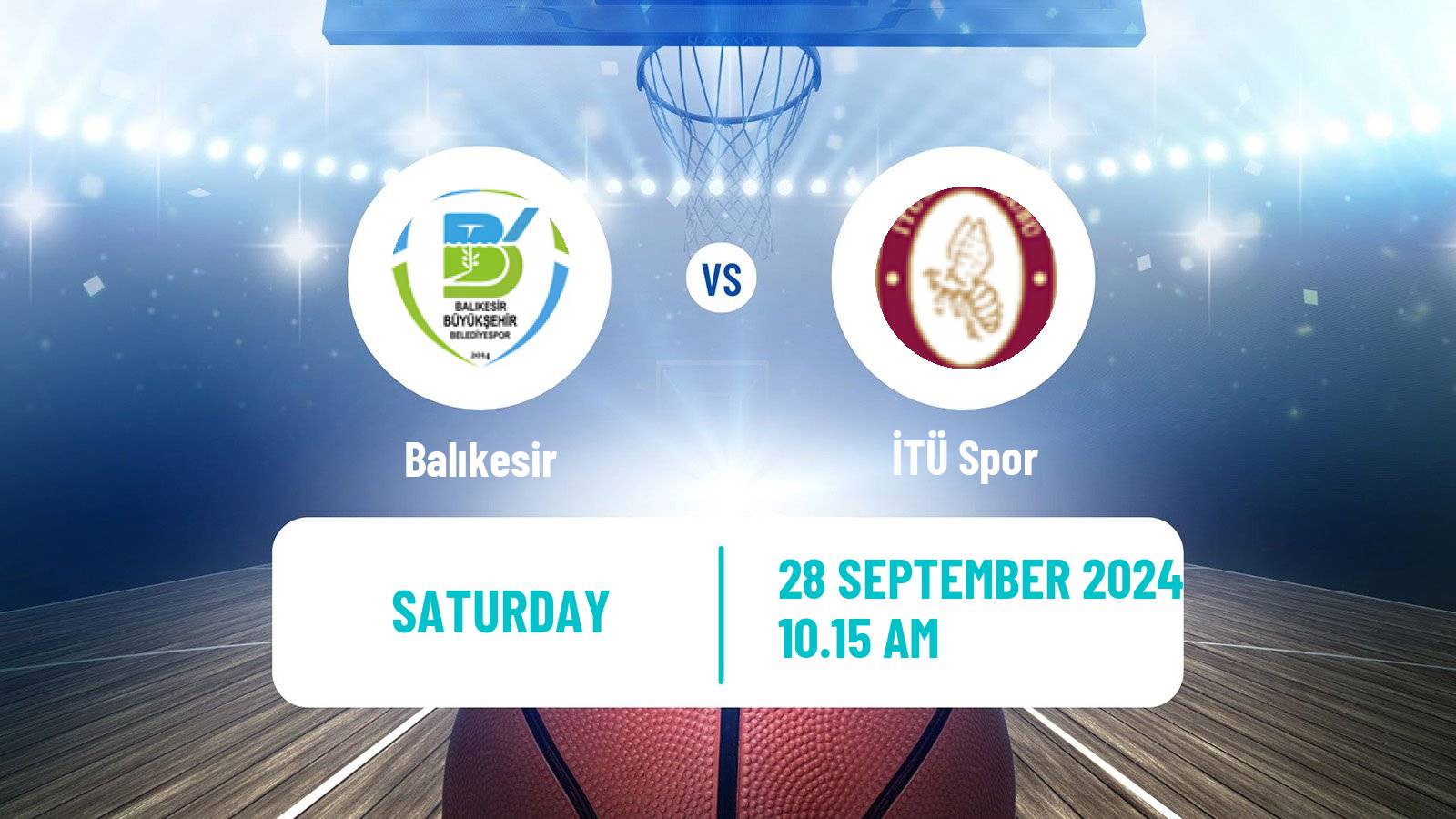 Basketball Turkish TBL Balıkesir - İTÜ