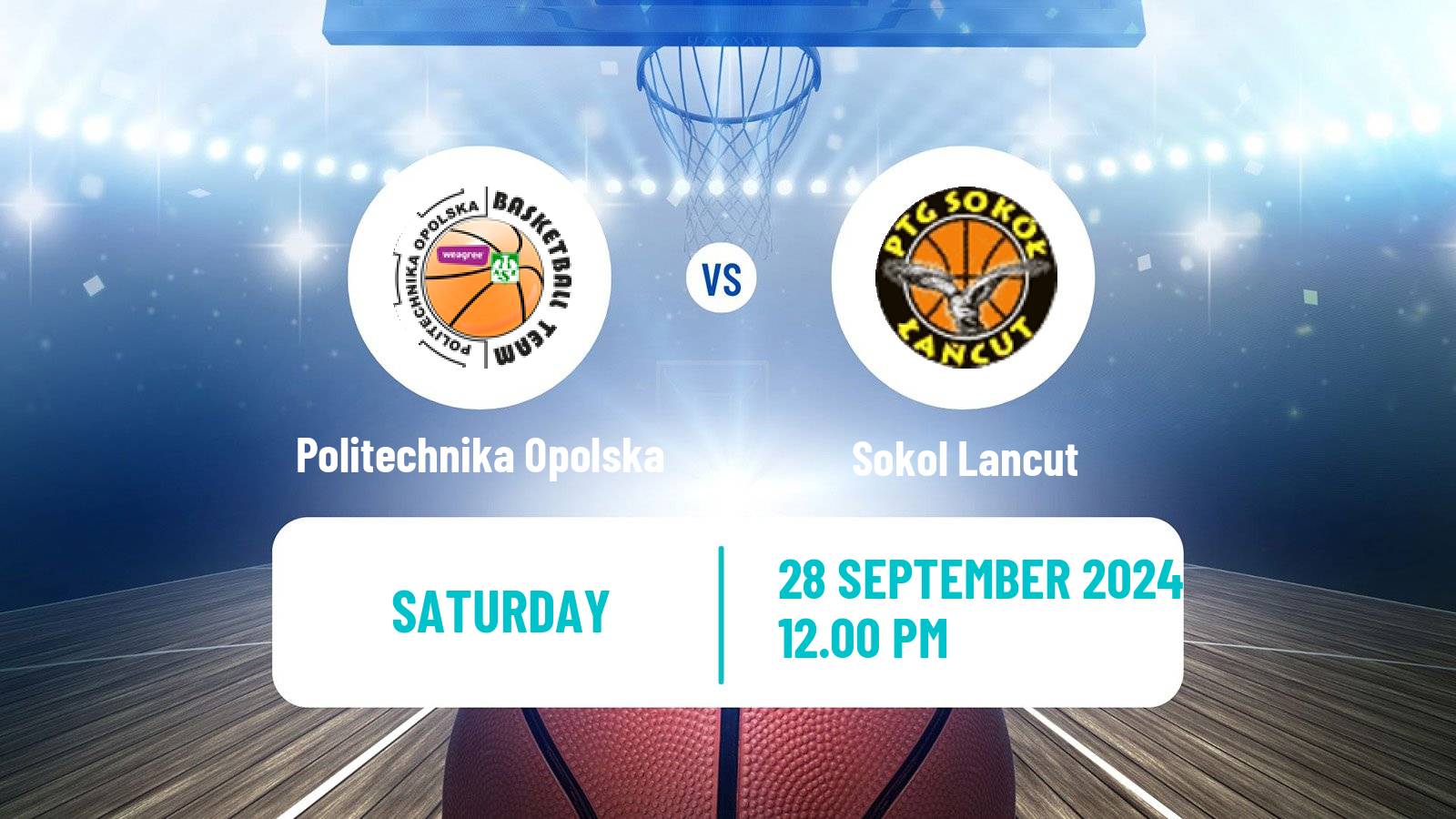 Basketball Polish 1 Liga Basketball Politechnika Opolska - Sokol Lancut