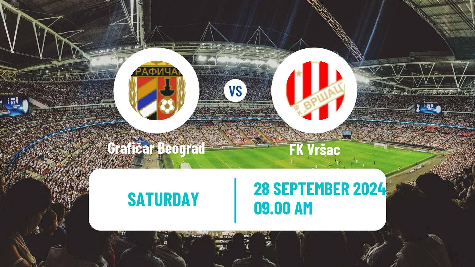 Soccer Serbian Prva Liga Grafičar Beograd - Vršac