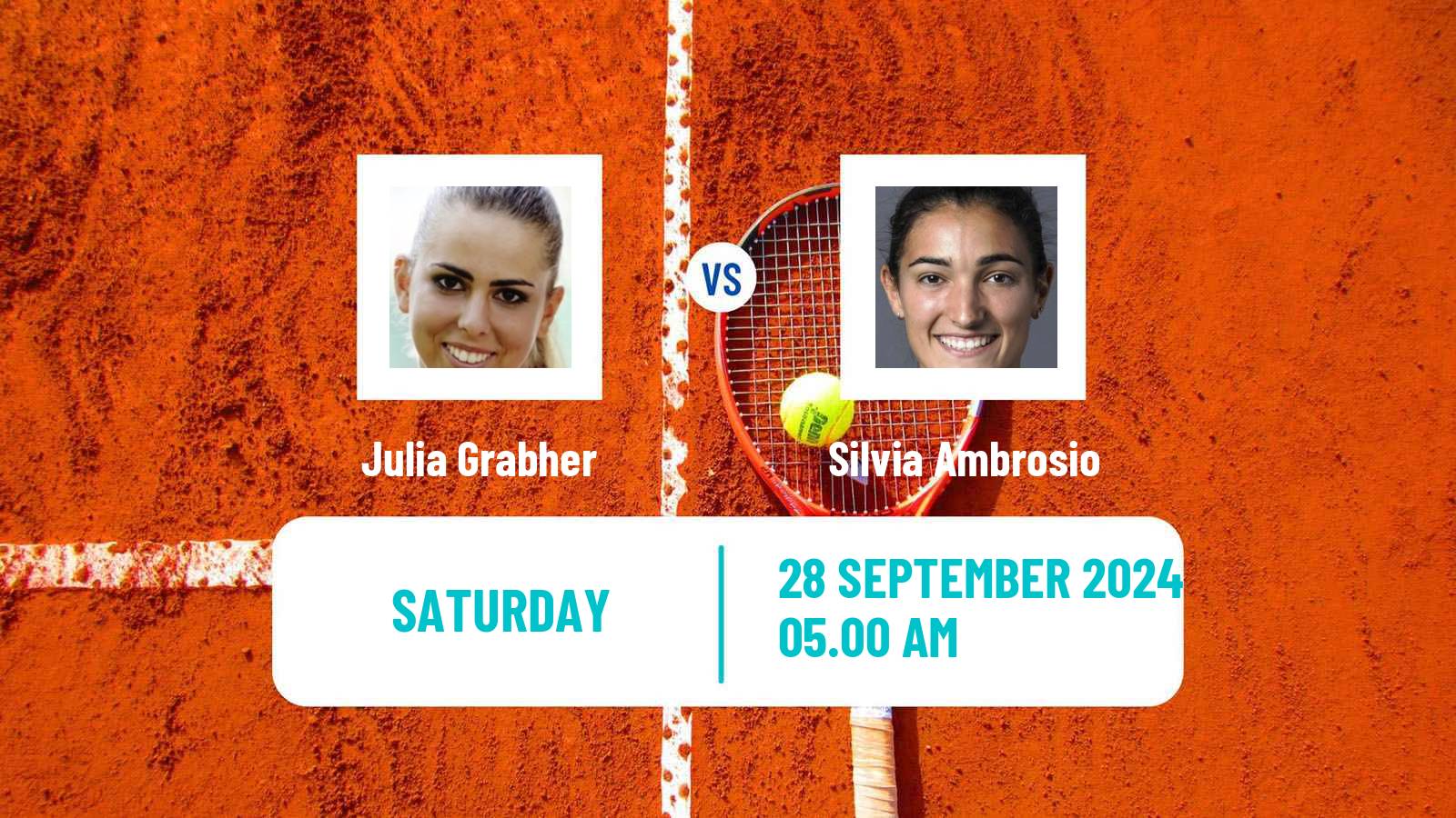 Tennis ITF W35 Santa Margherita Di Pula 8 Women Julia Grabher - Silvia Ambrosio