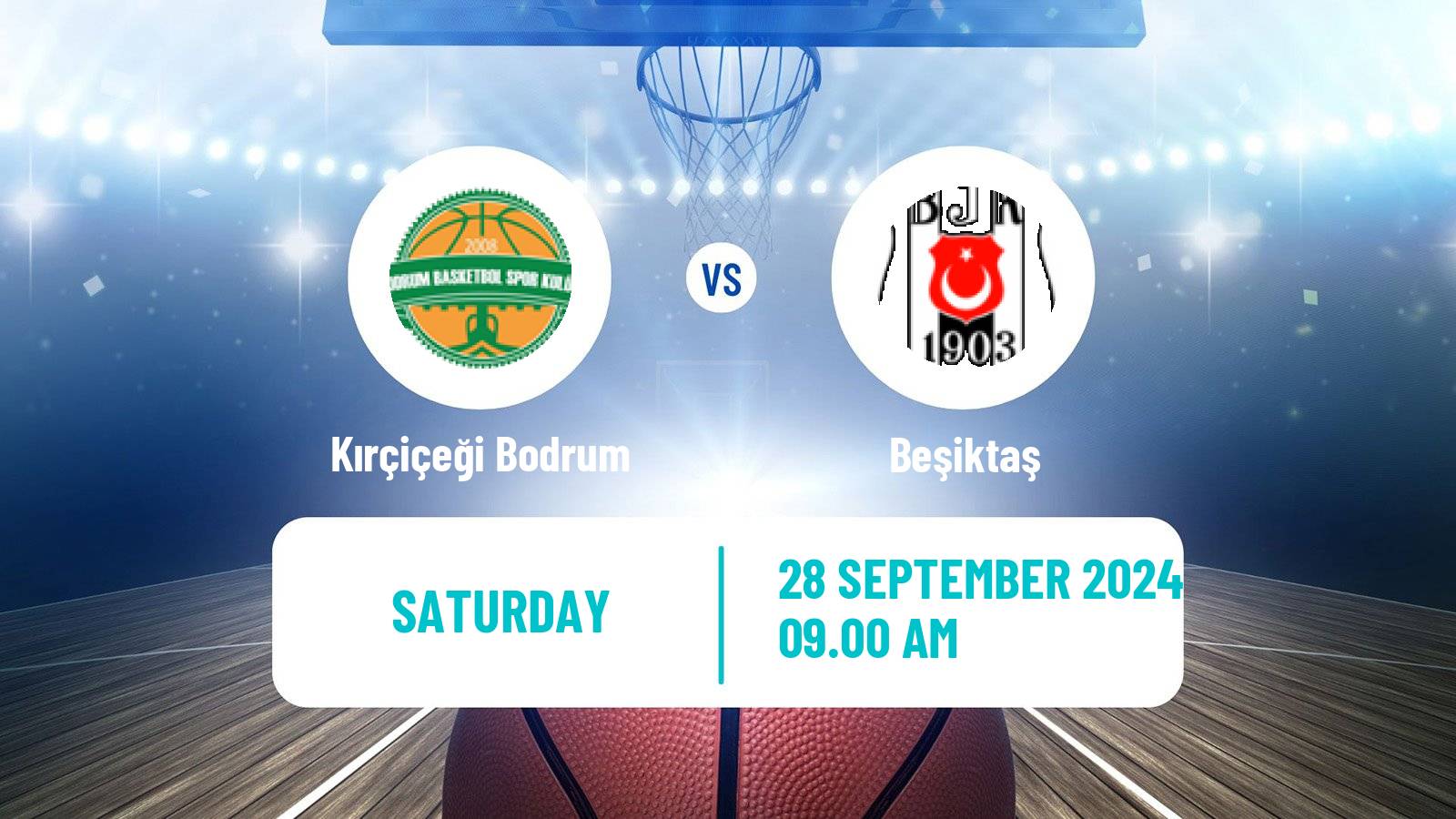 Basketball Turkish Basketball League Women Kırçiçeği Bodrum - Beşiktaş