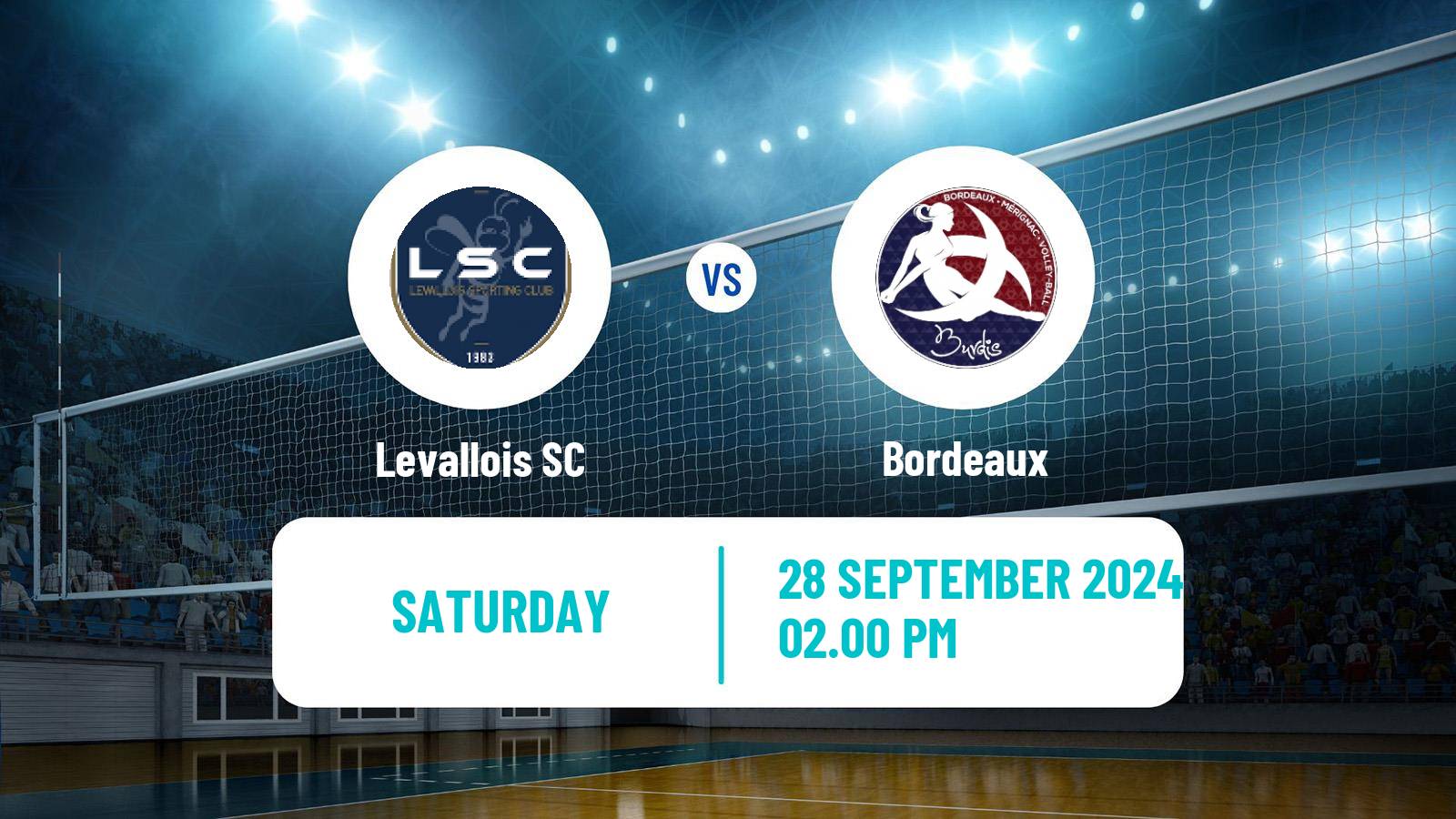 Volleyball French Ligue A Volleyball Women Levallois - Bordeaux