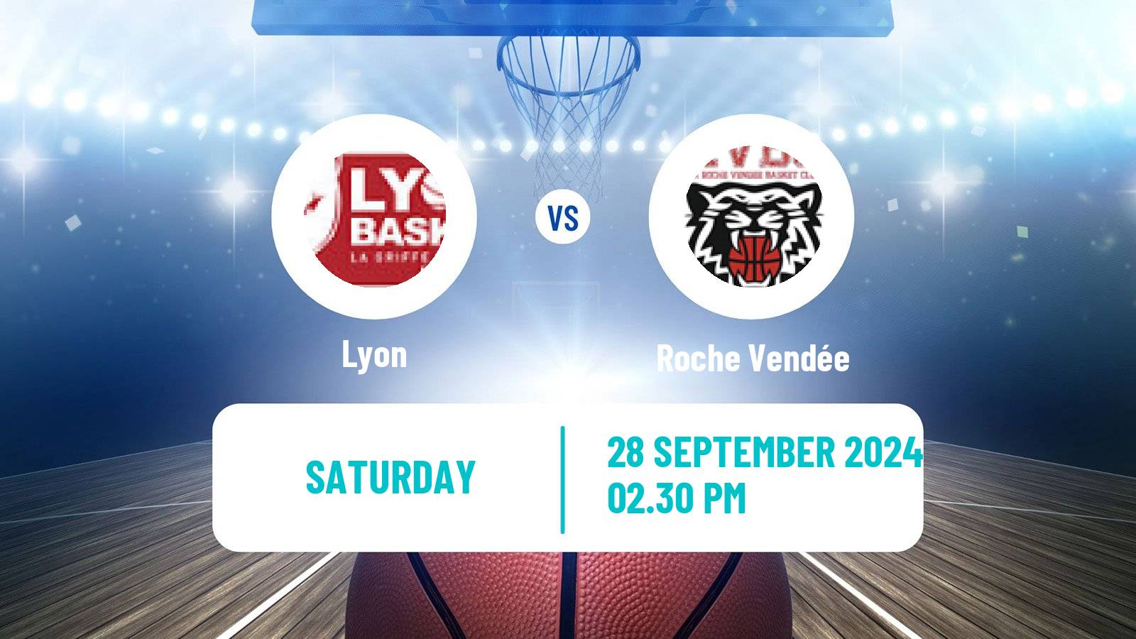 Basketball French LFB Lyon - Roche Vendée