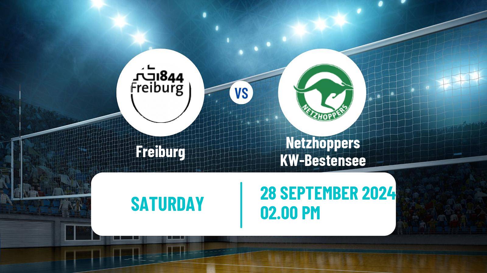 Volleyball German Bundesliga Volleyball Freiburg - Netzhoppers KW-Bestensee