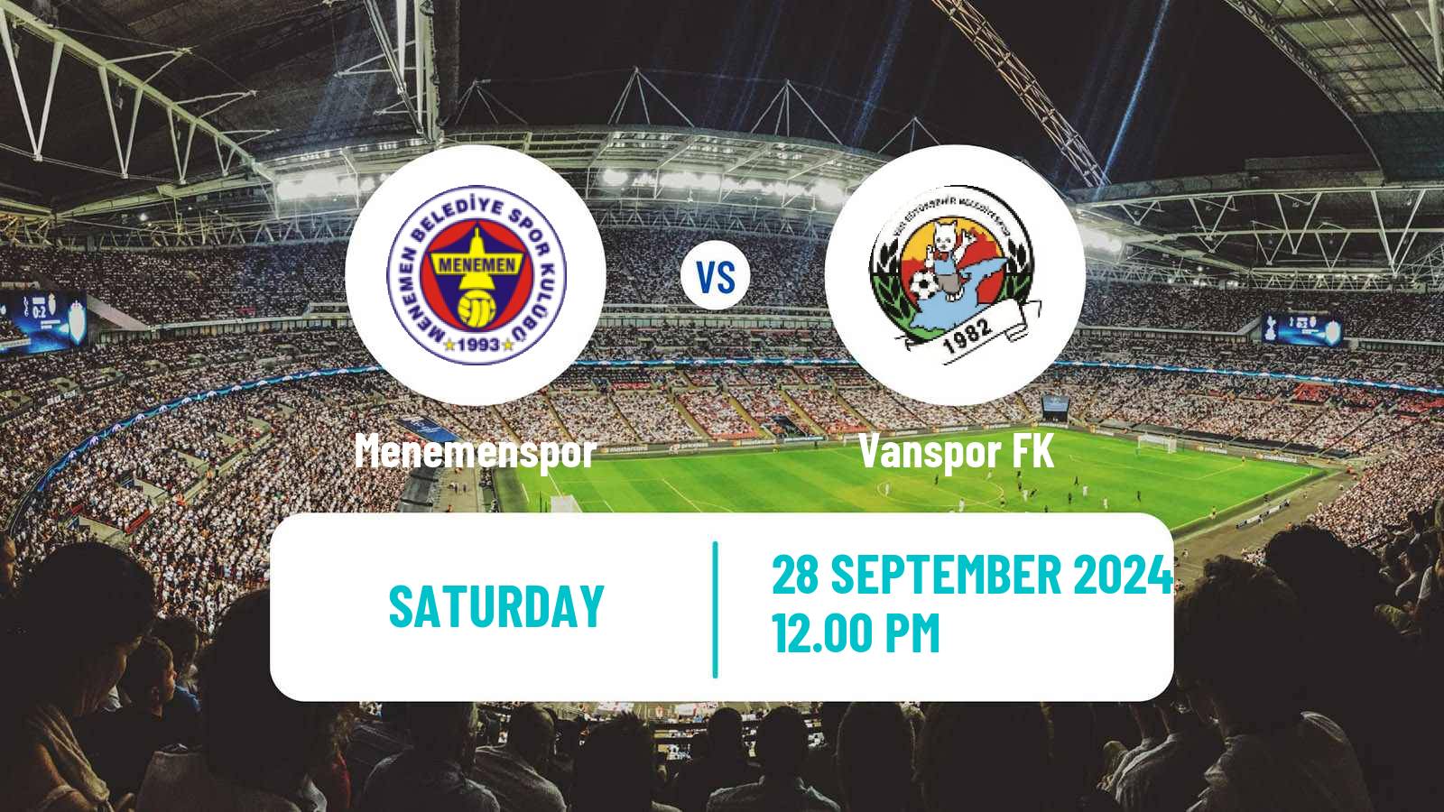 Soccer Turkish Second League Red Group Menemenspor - Vanspor