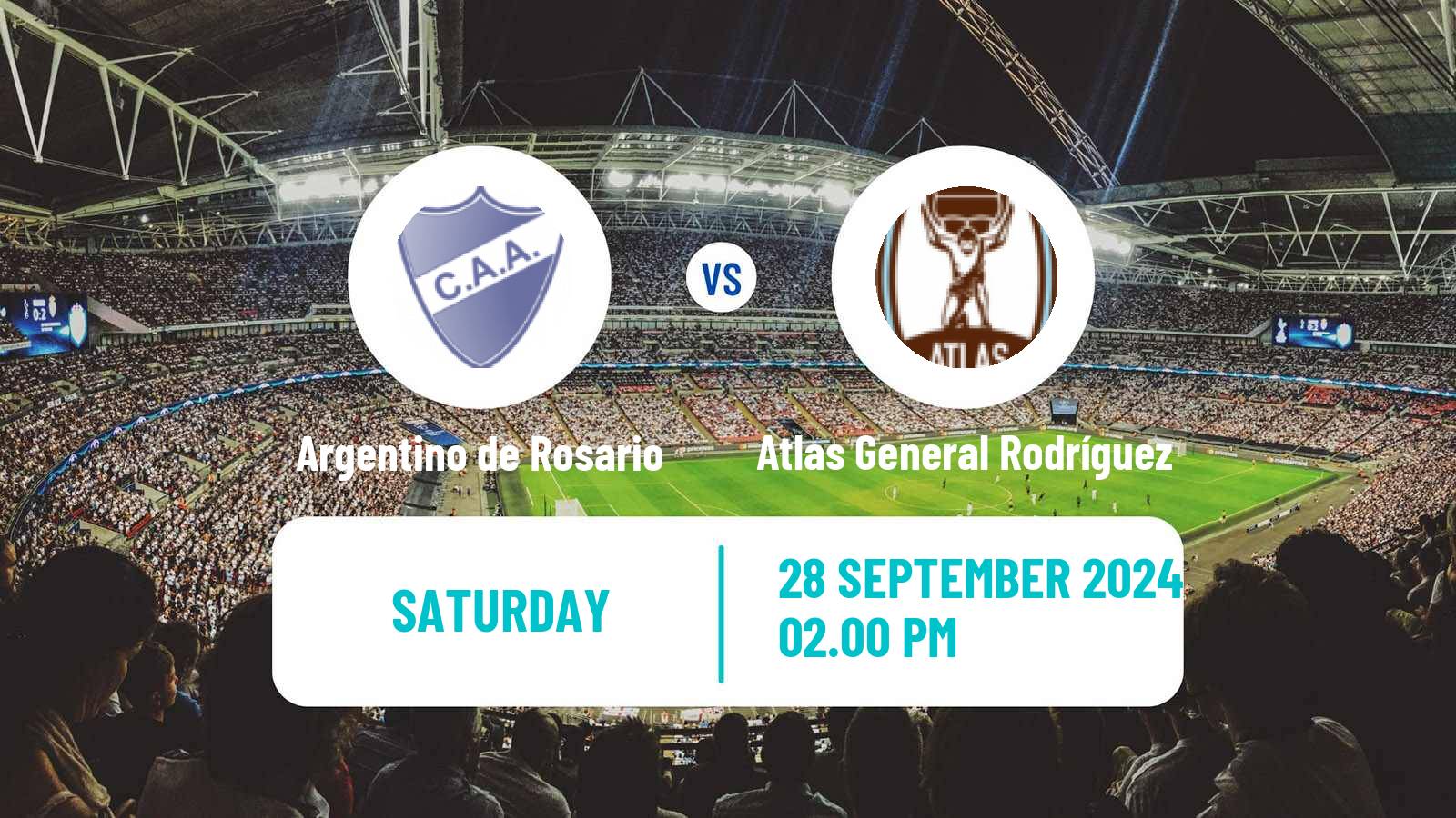 Soccer Argentinian Primera C Argentino de Rosario - Atlas General Rodríguez