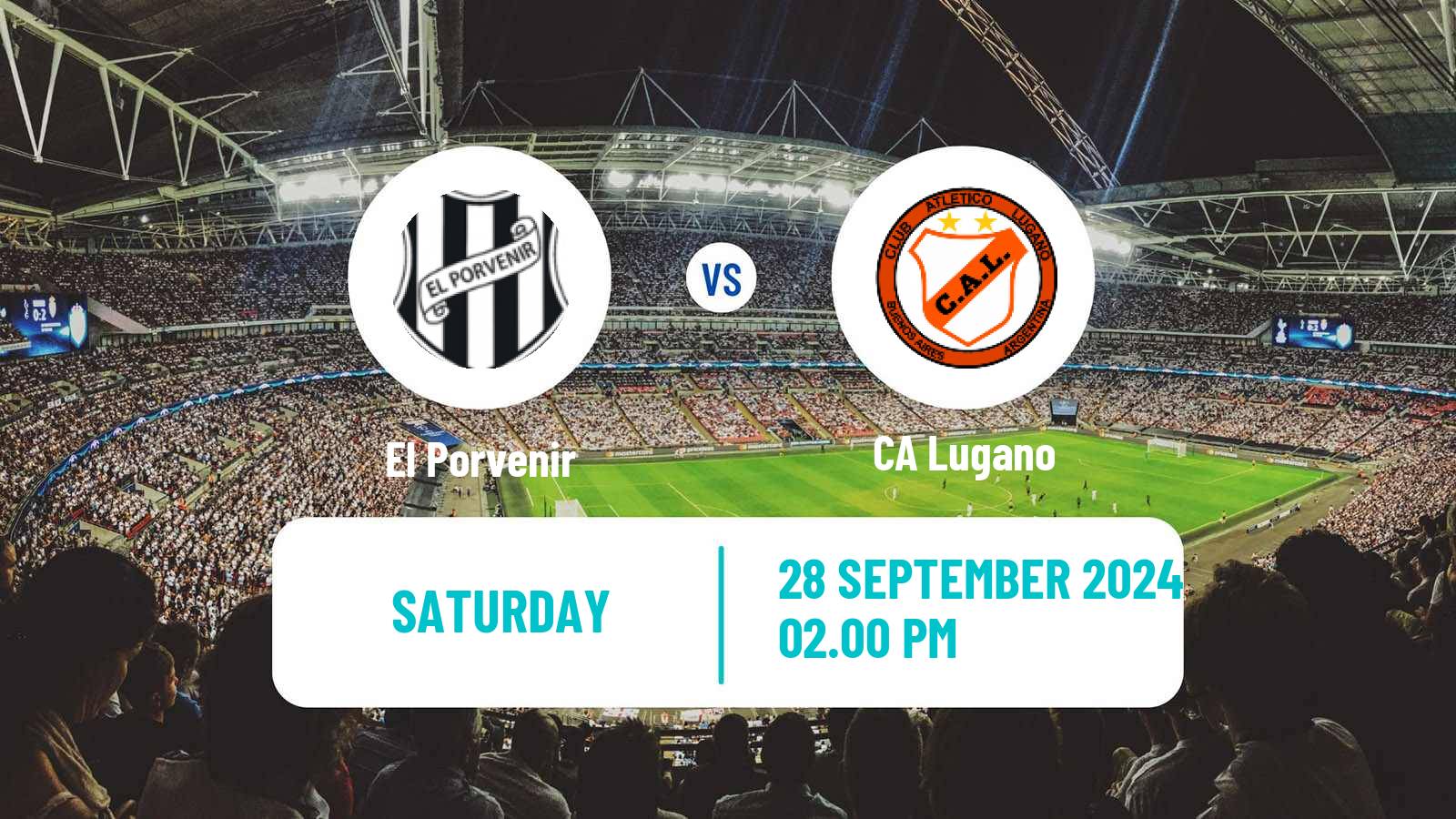 Soccer Argentinian Primera C El Porvenir - Lugano