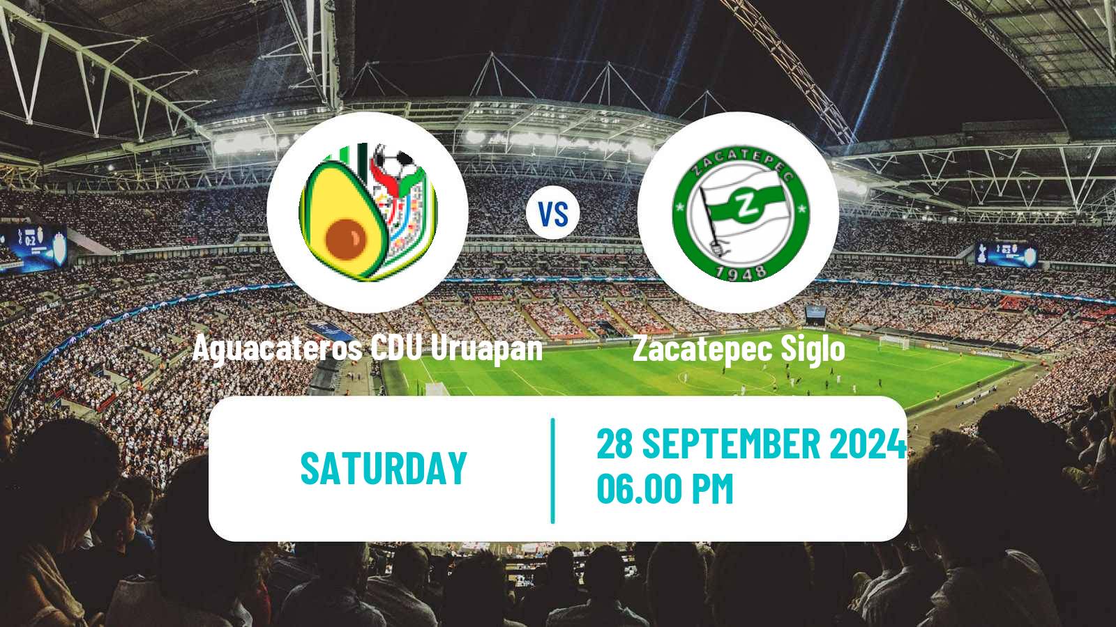 Soccer Mexican Liga Premier Serie A Aguacateros CDU Uruapan - Zacatepec Siglo