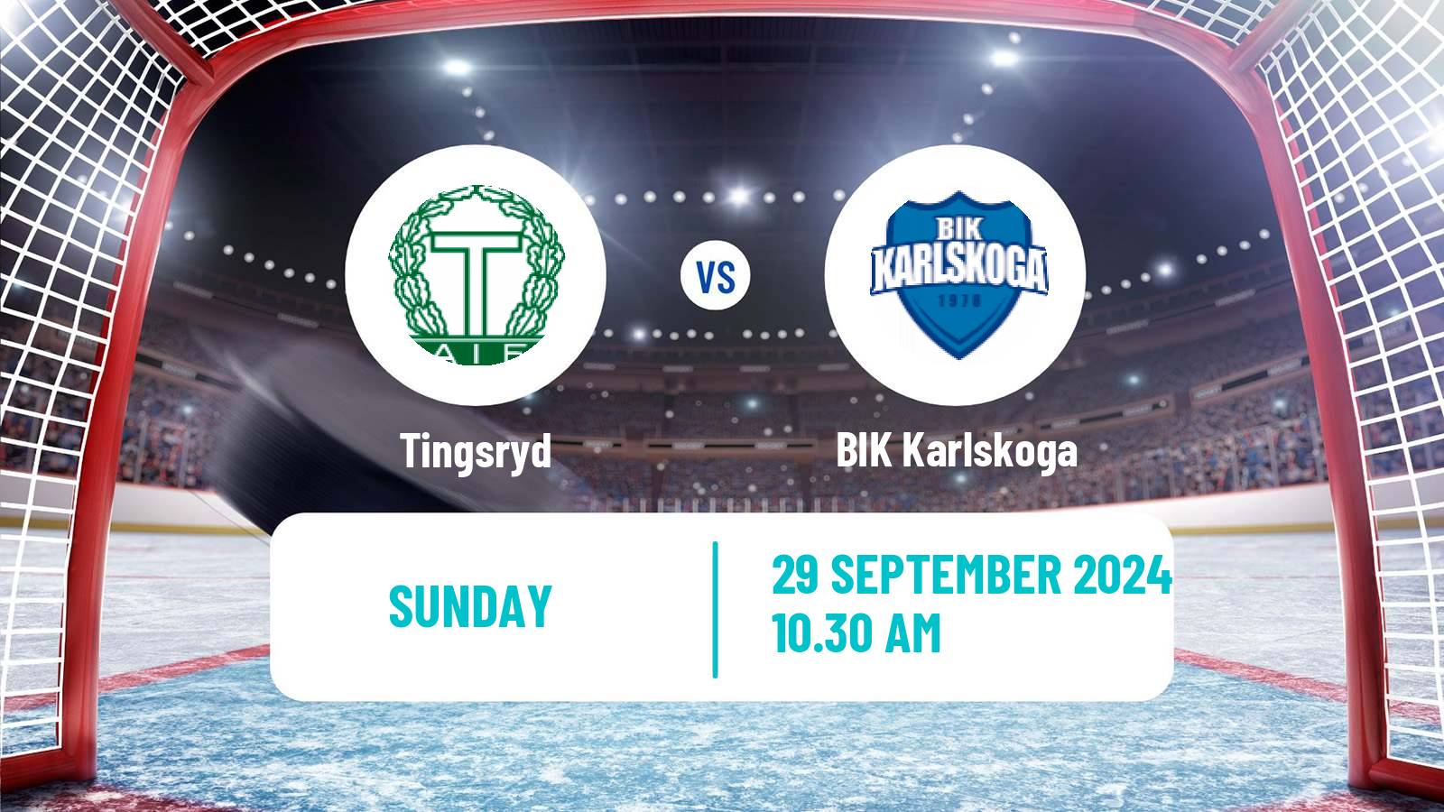 Hockey Swedish Hockey Allsvenskan Tingsryd - BIK Karlskoga