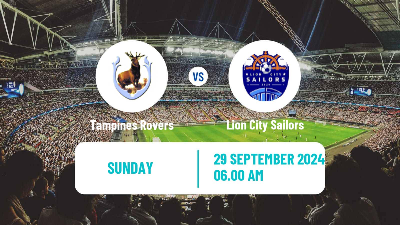 Soccer Singapore Premier League Tampines Rovers - Lion City Sailors