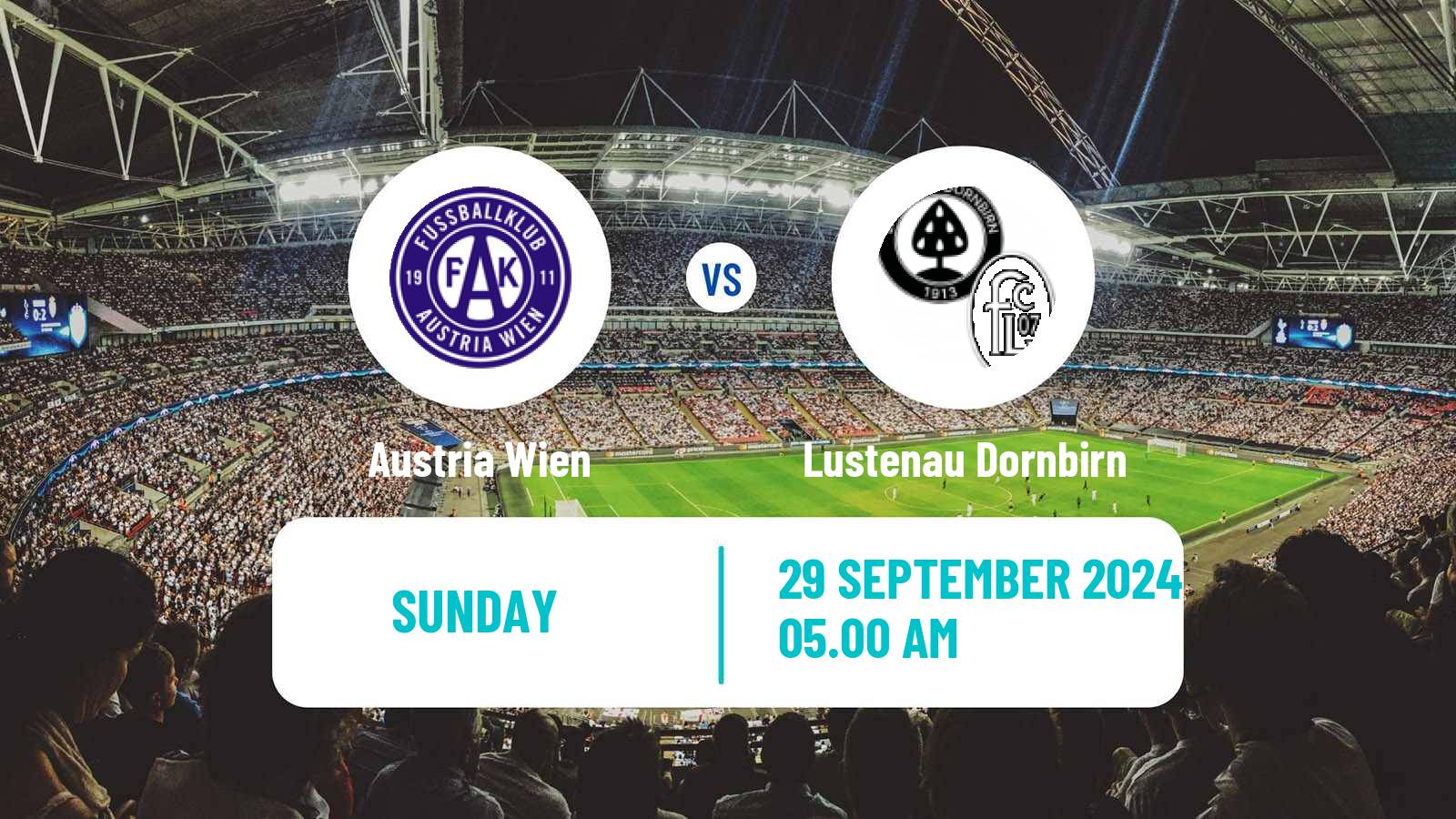 Soccer Austrian Bundesliga Women Austria Wien - Lustenau Dornbirn