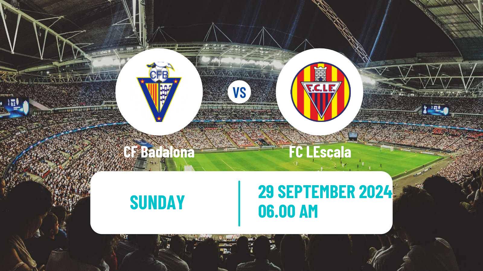 Soccer Spanish Tercera RFEF - Group 5 Badalona - LEscala