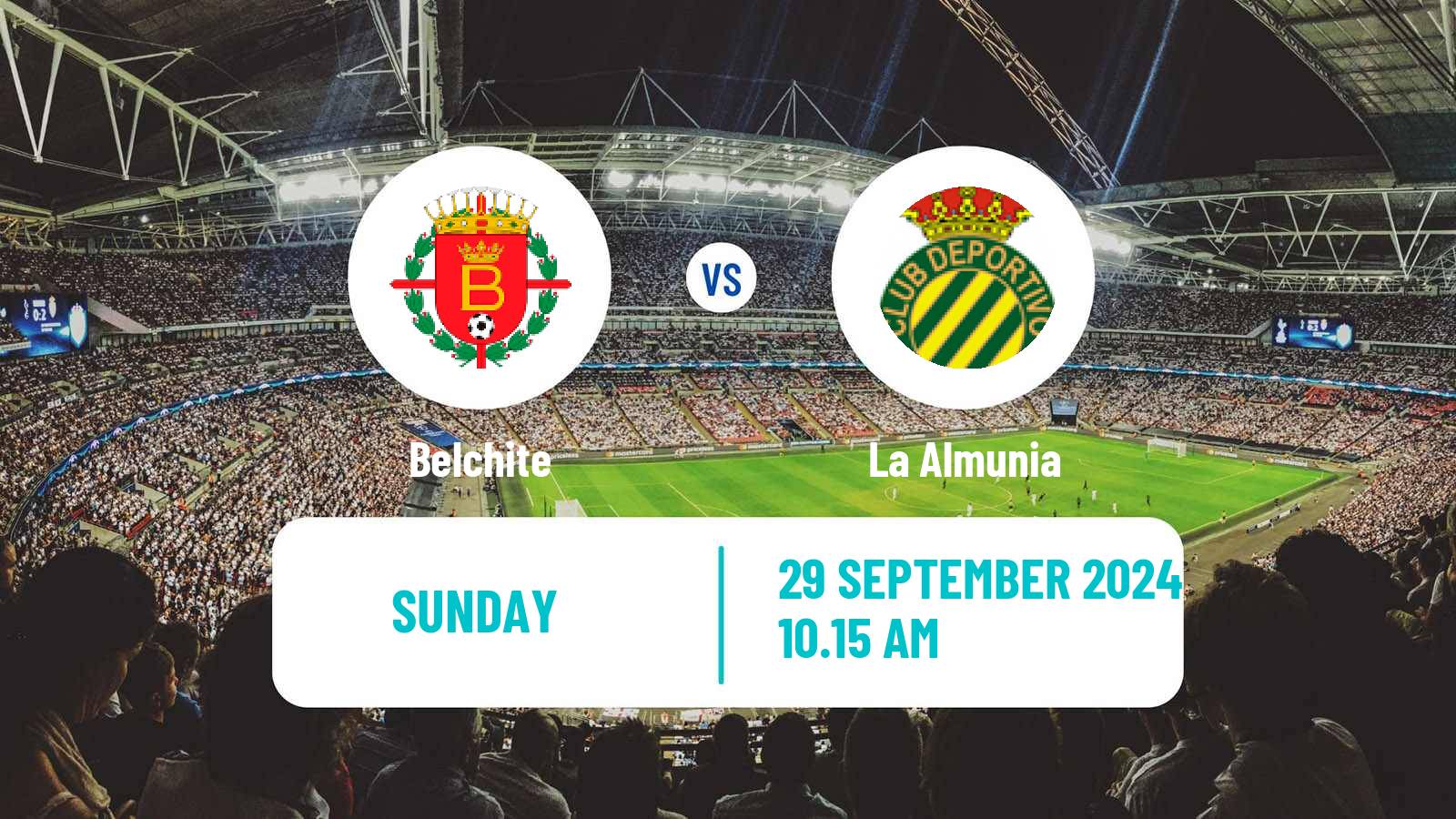 Soccer Spanish Tercera RFEF - Group 17 Belchite - La Almunia