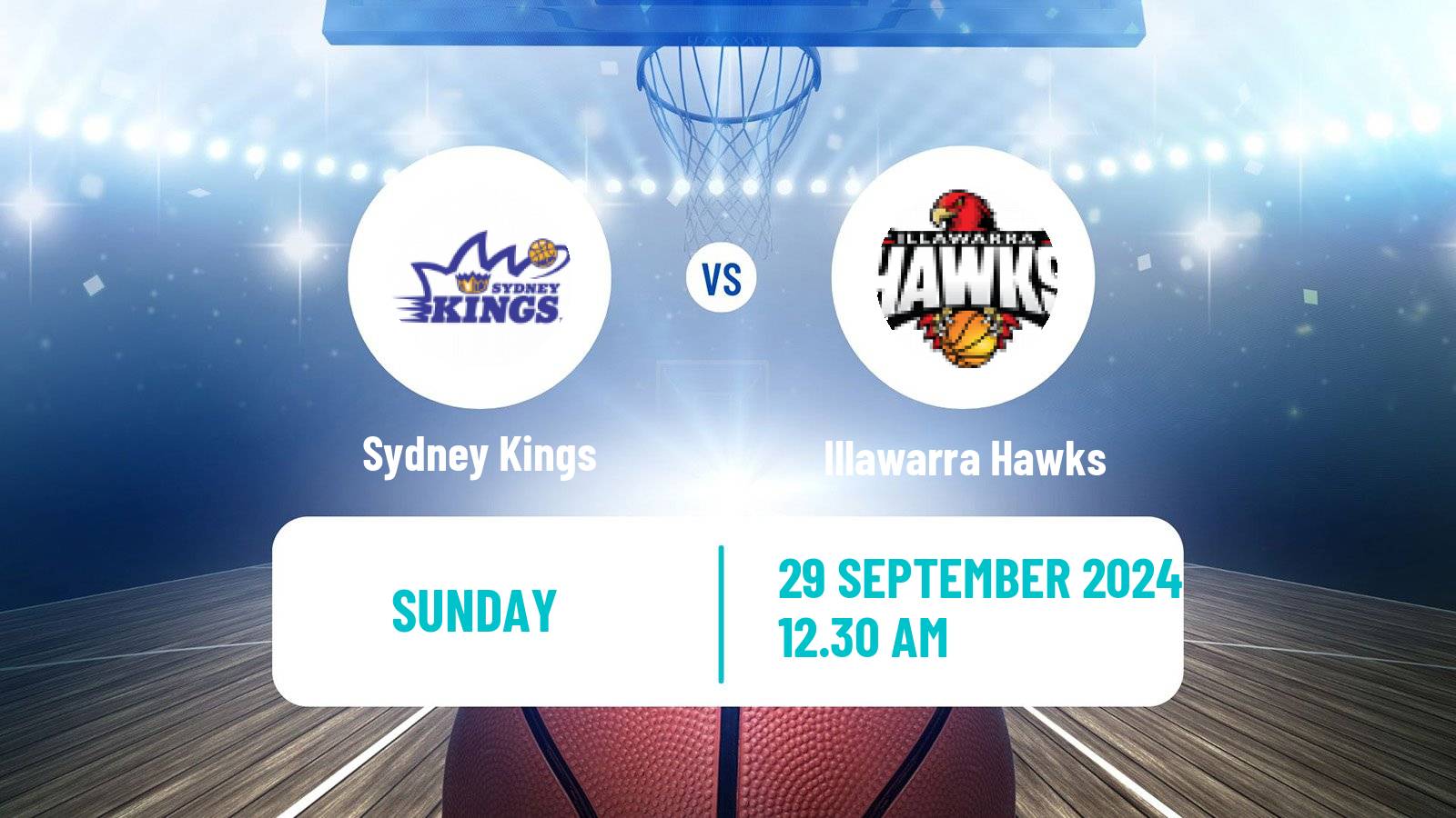 Basketball Australian NBL Sydney Kings - Illawarra Hawks