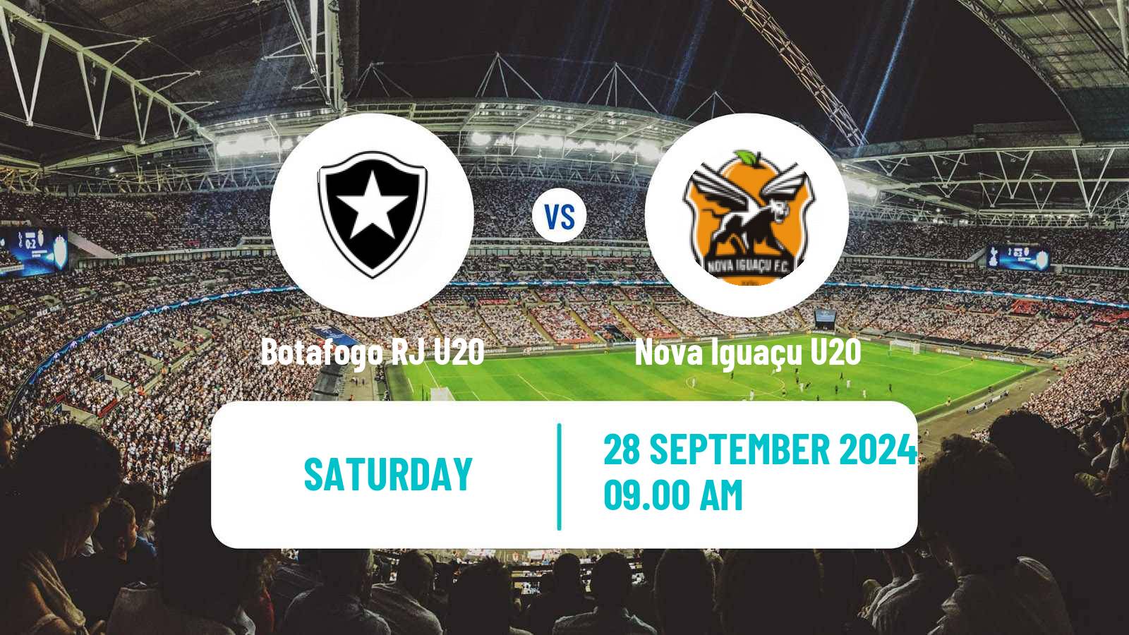 Soccer Brazilian Carioca U20 Botafogo RJ U20 - Nova Iguaçu U20