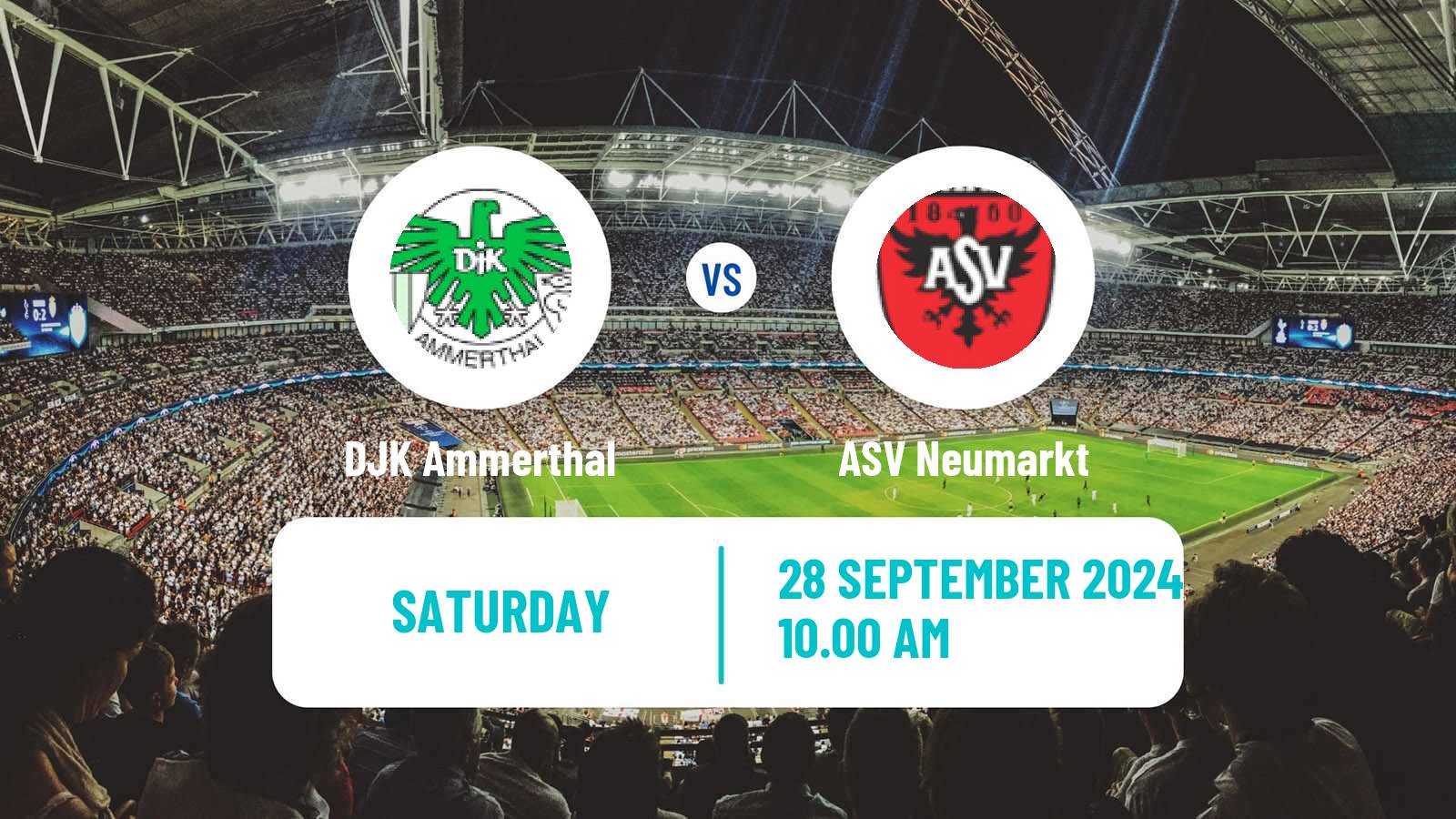 Soccer German Oberliga Bayern Nord DJK Ammerthal - Neumarkt