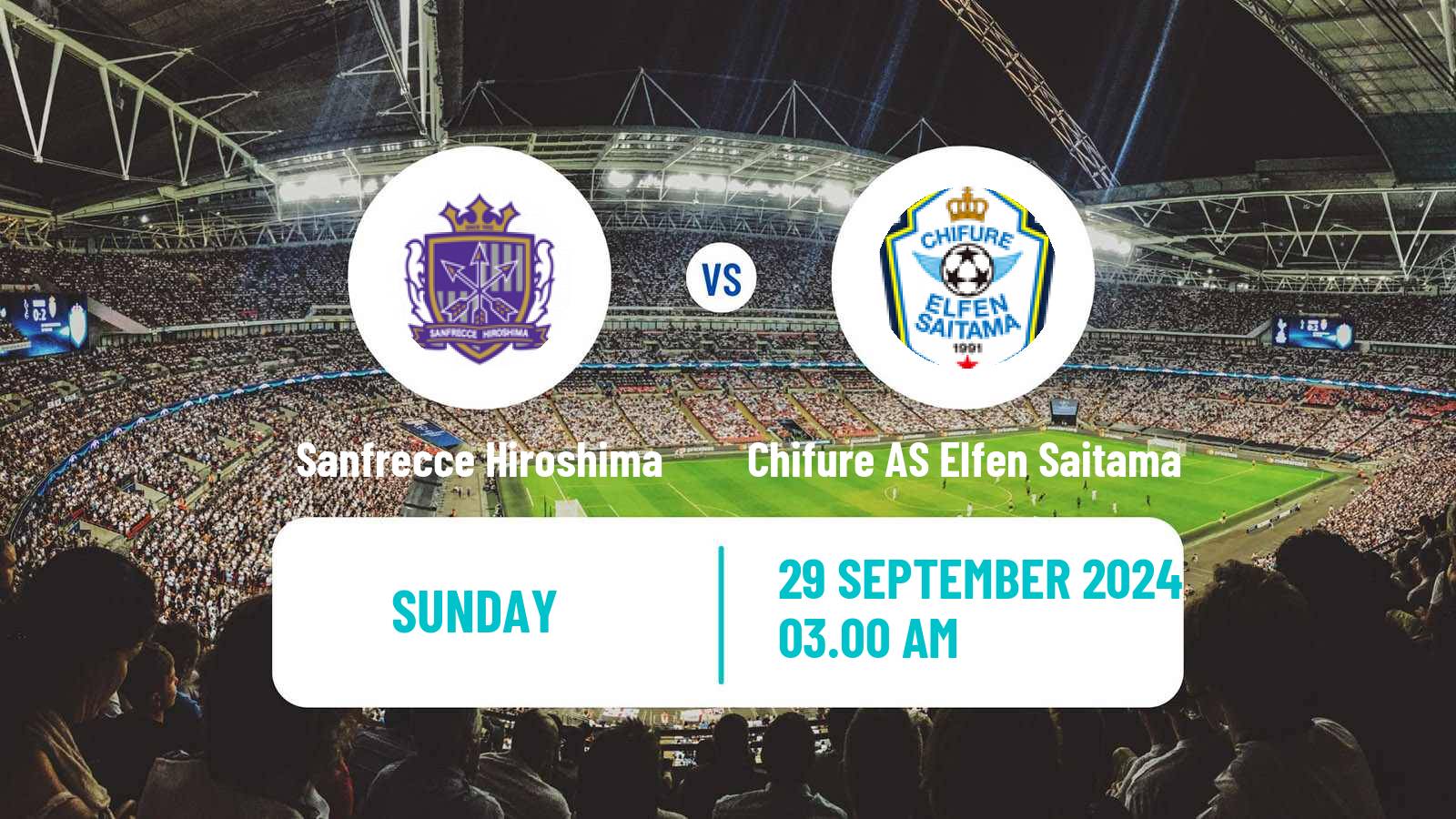 Soccer Japan WE League Women Sanfrecce Hiroshima - Chifure AS Elfen Saitama