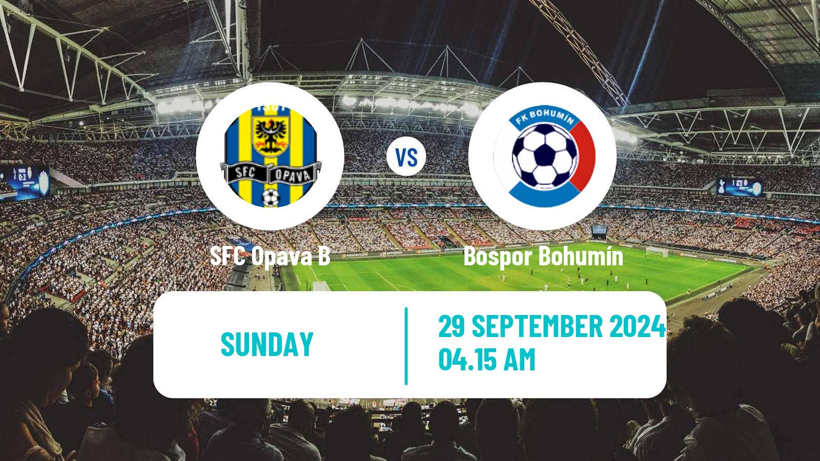 Soccer Czech Division F Opava B - Bospor Bohumín