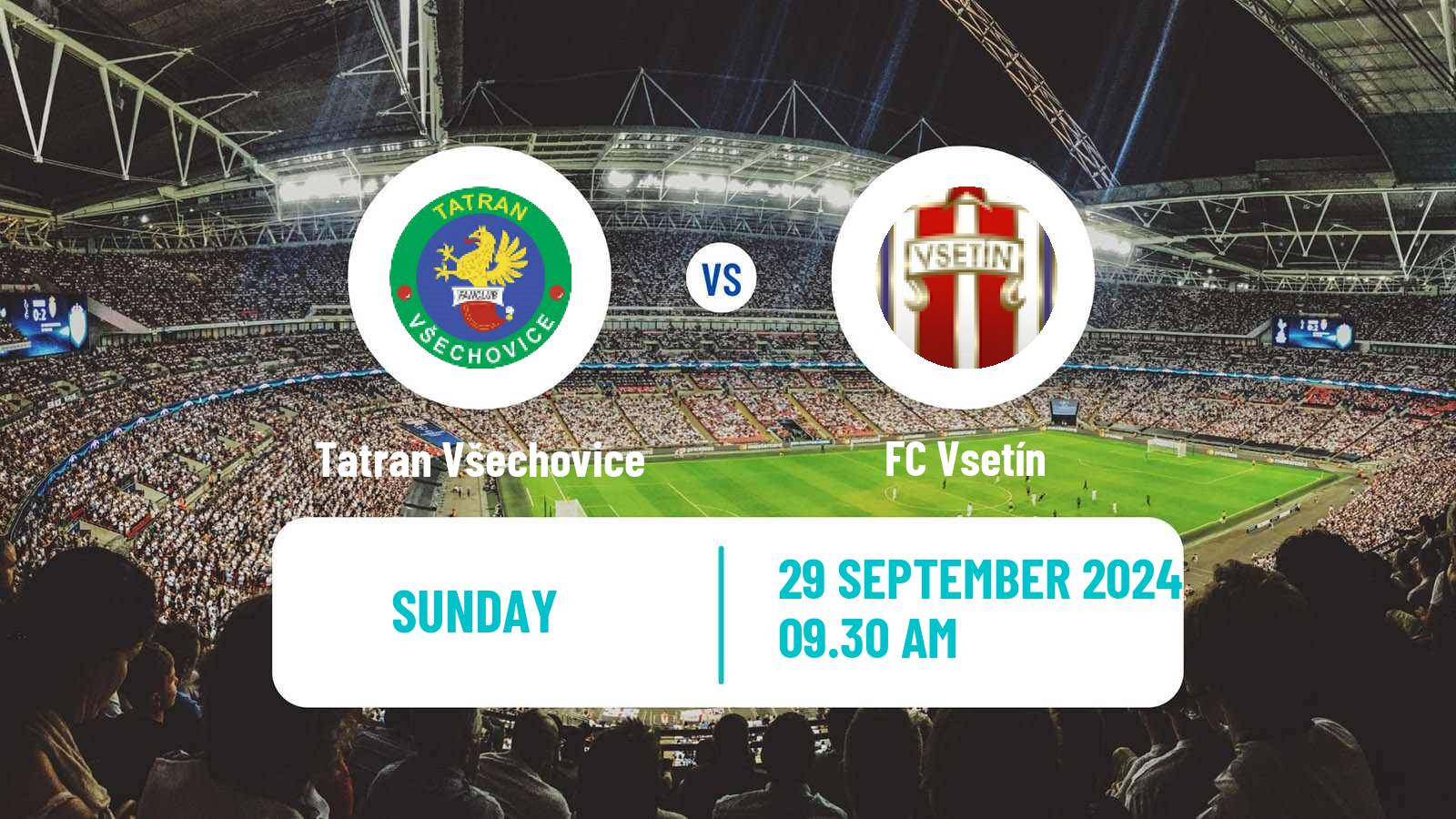 Soccer Czech Division E Tatran Všechovice - Vsetín