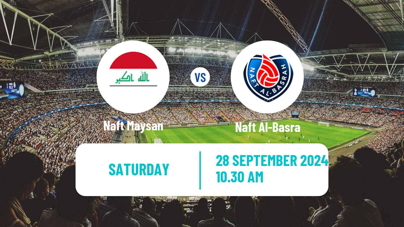 Soccer Iraqi Premier League Naft Maysan - Naft Al-Basra