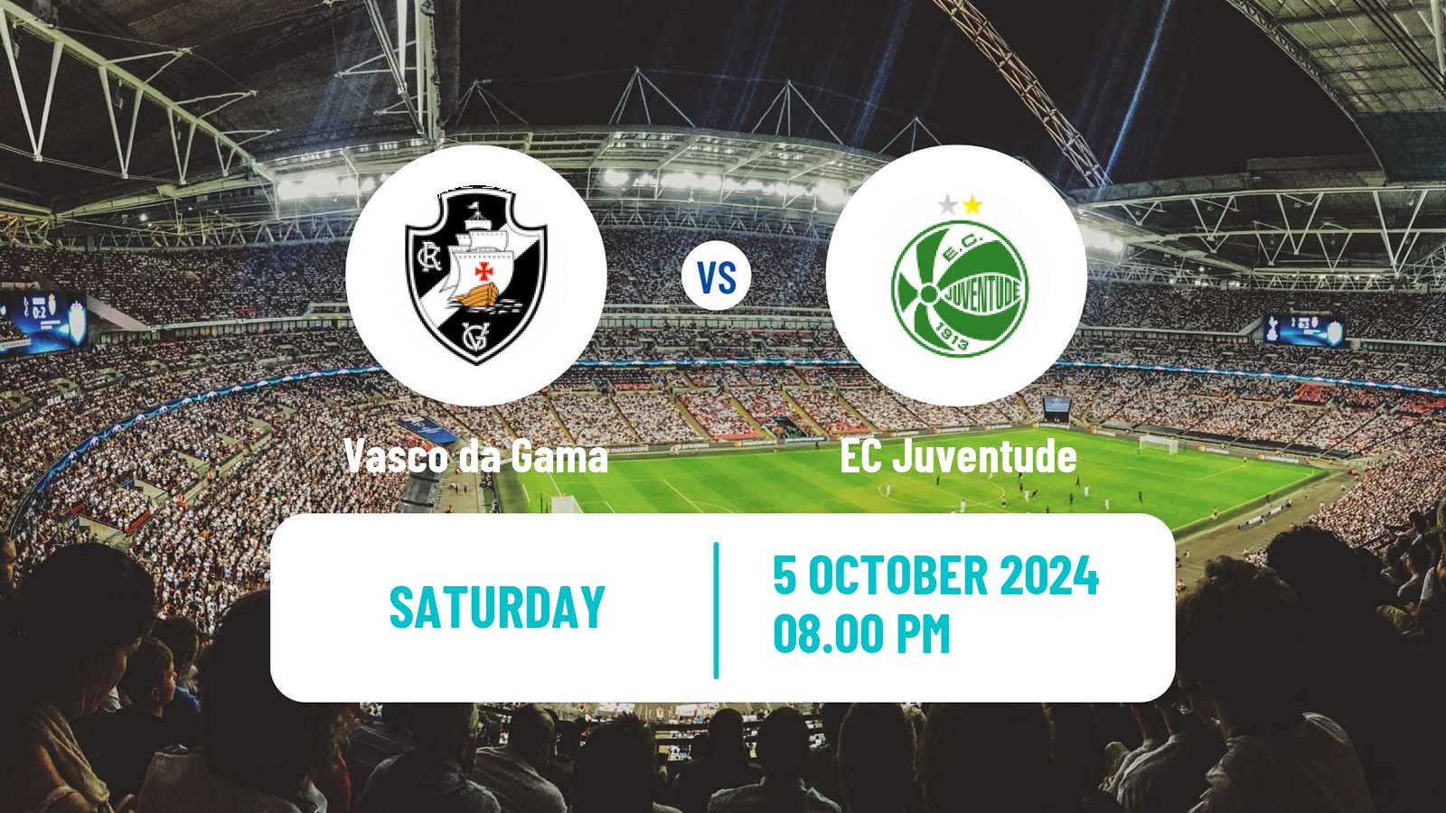 Soccer Brazilian Serie A Vasco da Gama - Juventude