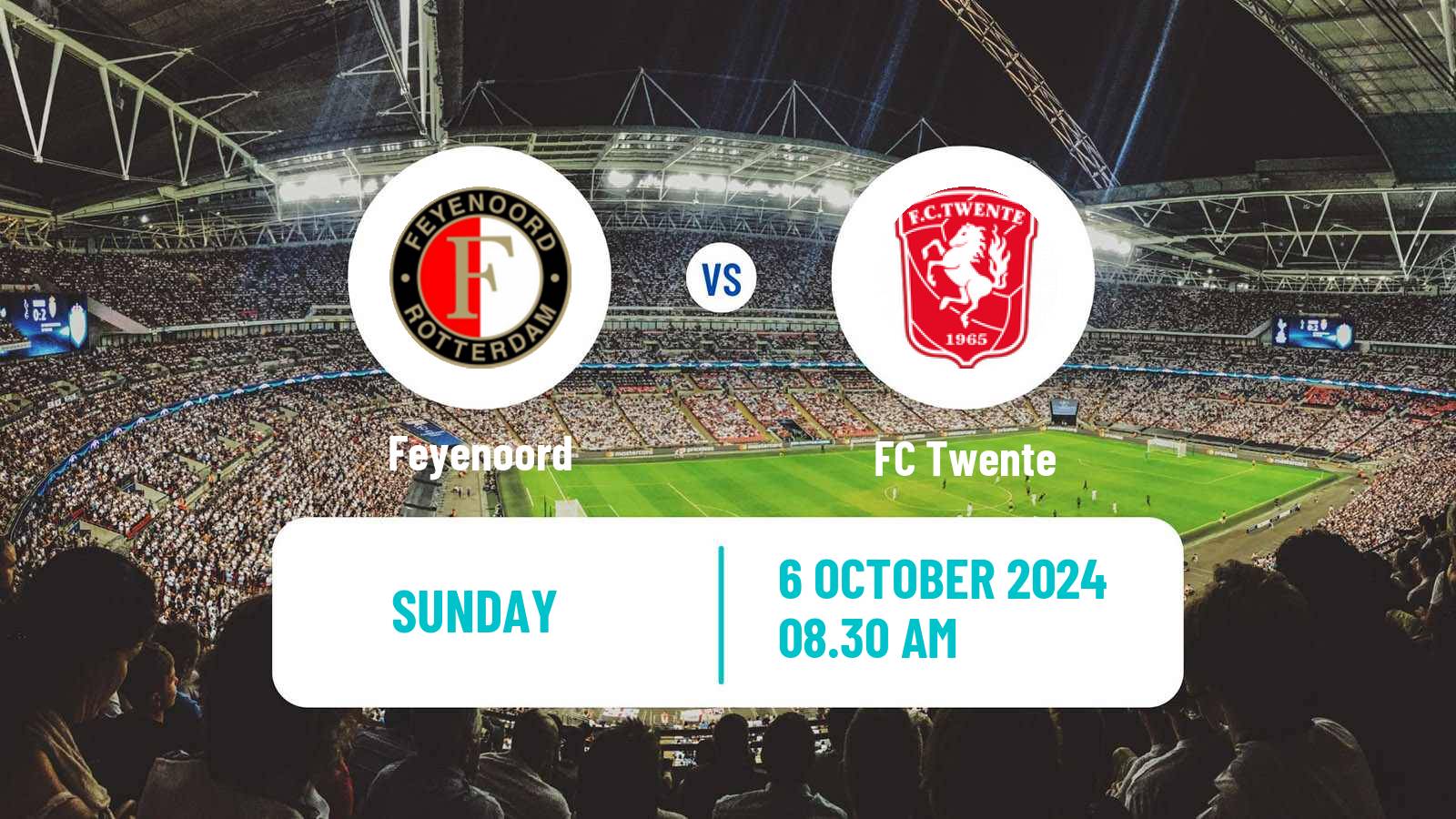 Soccer Dutch Eredivisie Feyenoord - Twente