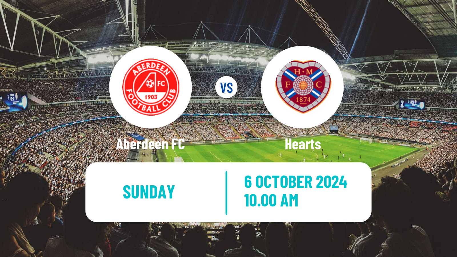 Soccer Scottish Premier League Aberdeen - Hearts