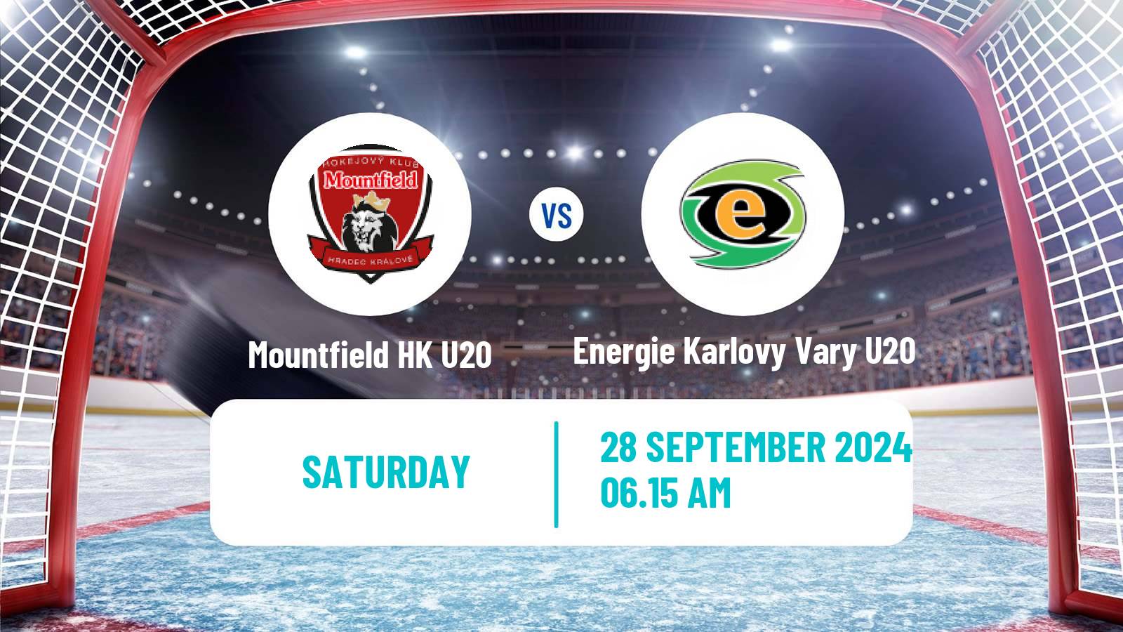 Hockey Czech ELJ Mountfield HK U20 - Energie Karlovy Vary U20