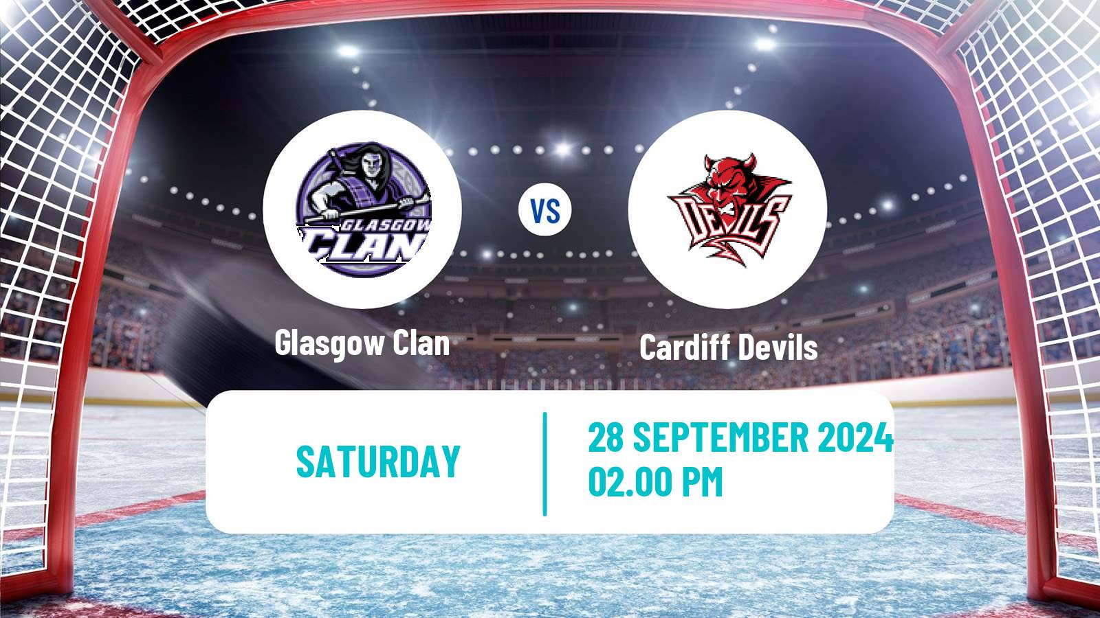 Hockey United Kingdom Elite League Glasgow Clan - Cardiff Devils