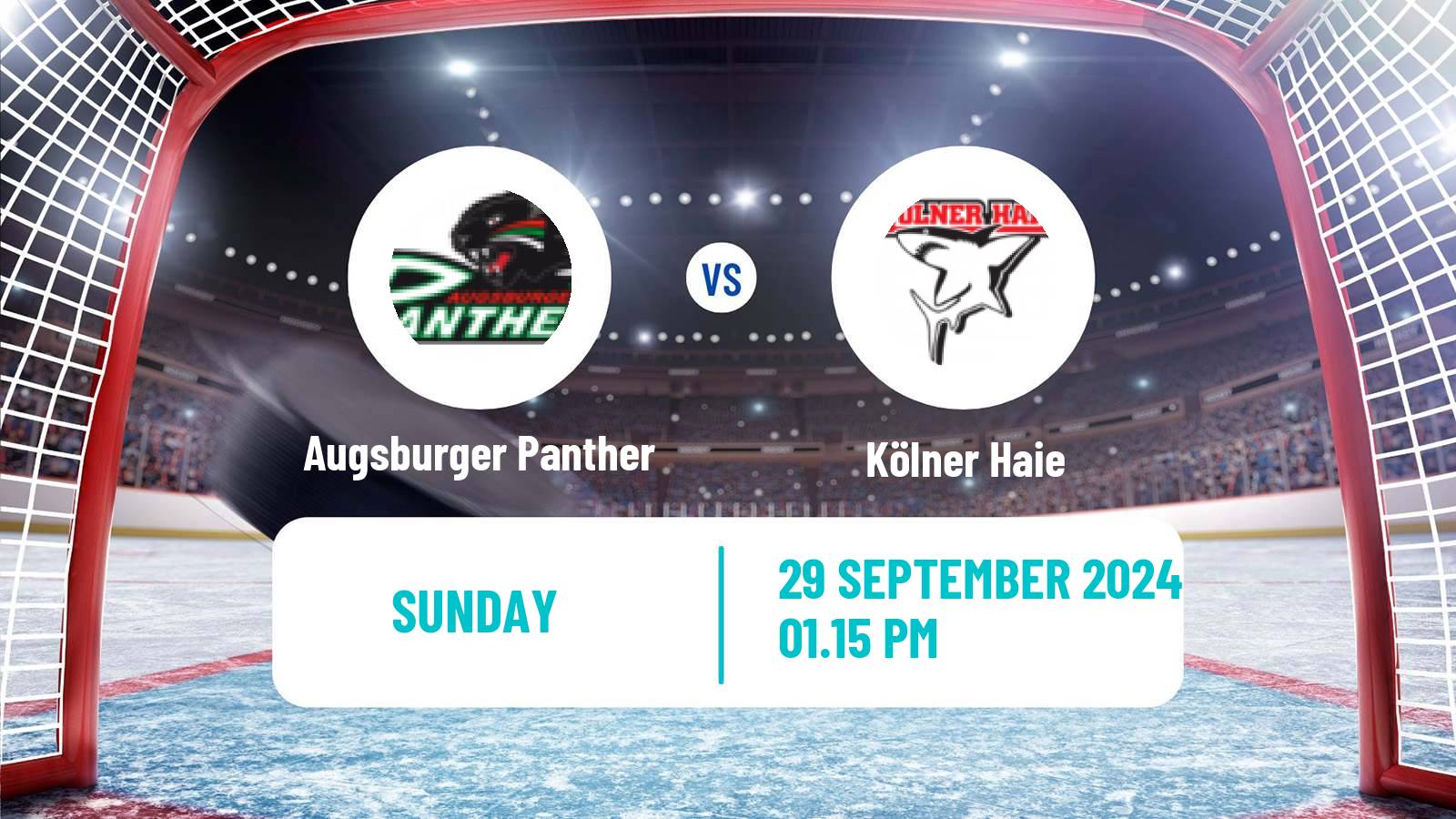 Hockey German Ice Hockey League Augsburger Panther - Kölner Haie