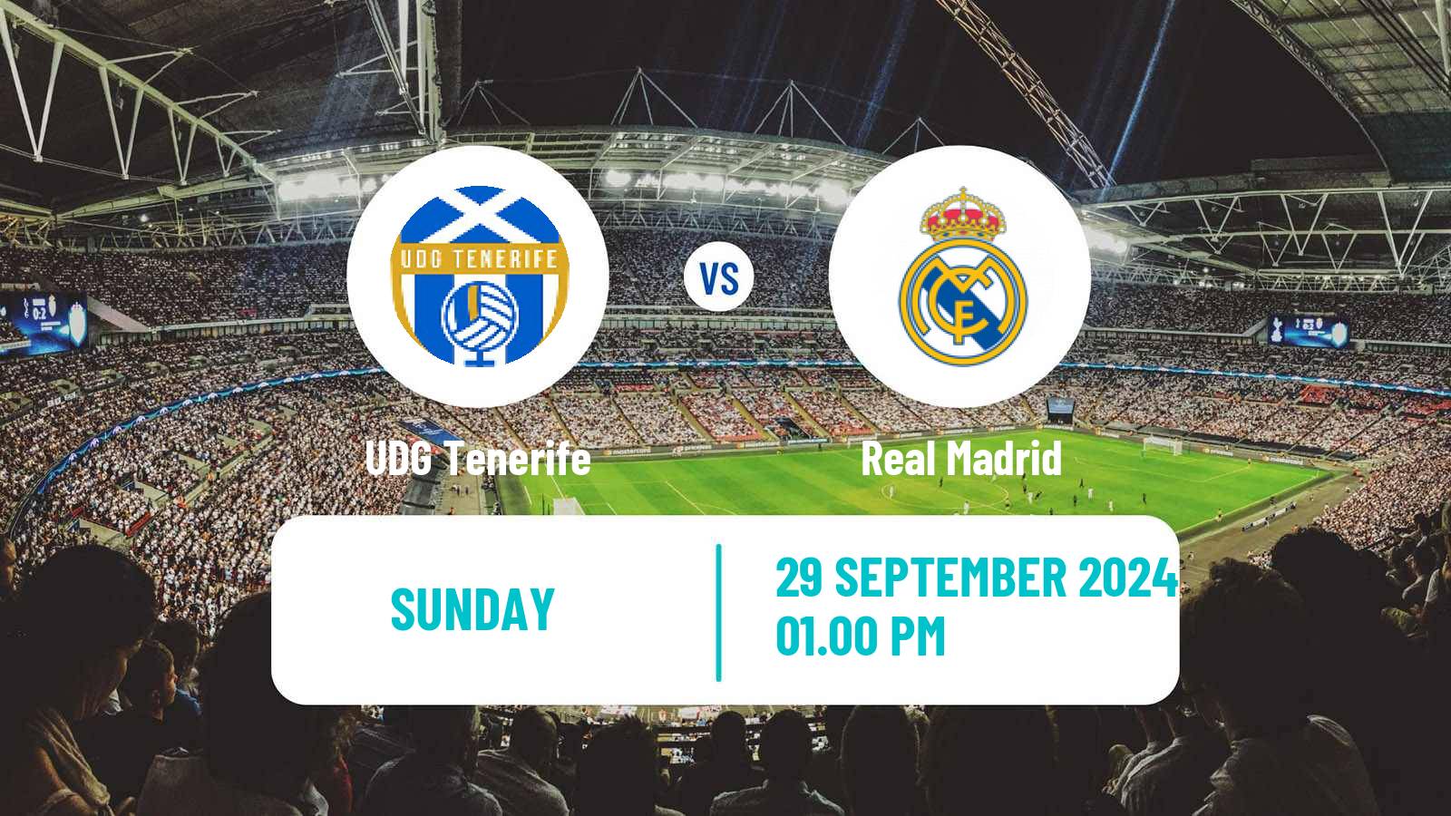 Soccer Spanish Primera División Women UDG Tenerife - Real Madrid