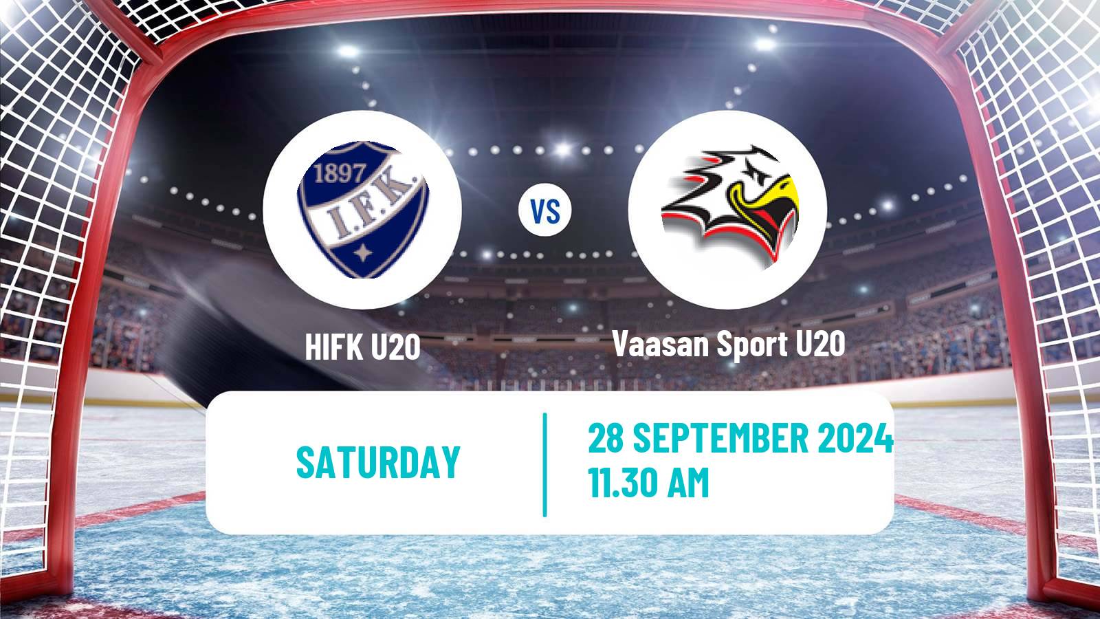 Hockey Finnish SM-sarja U20 HIFK U20 - Vaasan Sport U20